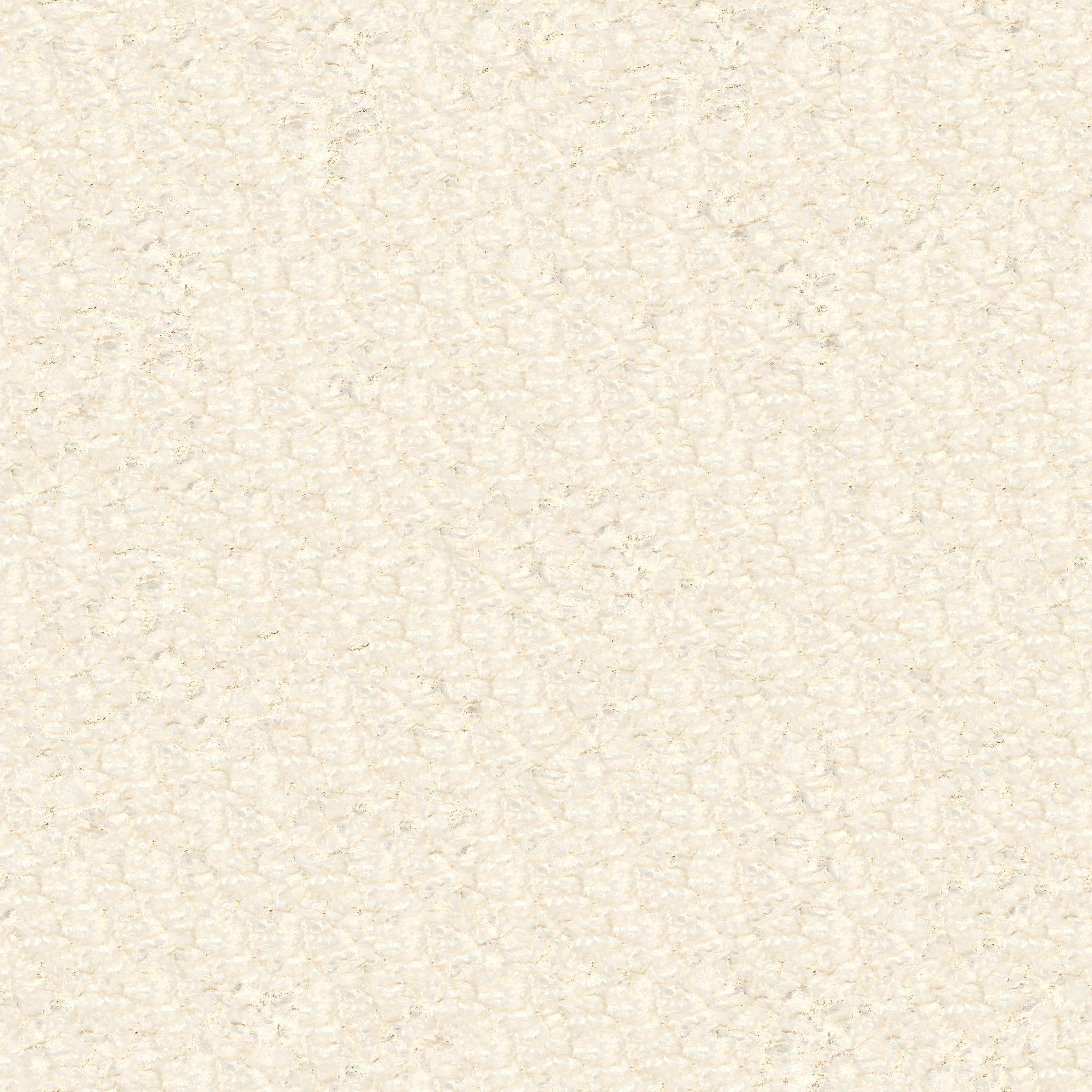 A seamless fabric texture with plain white chenille units arranged in a None pattern