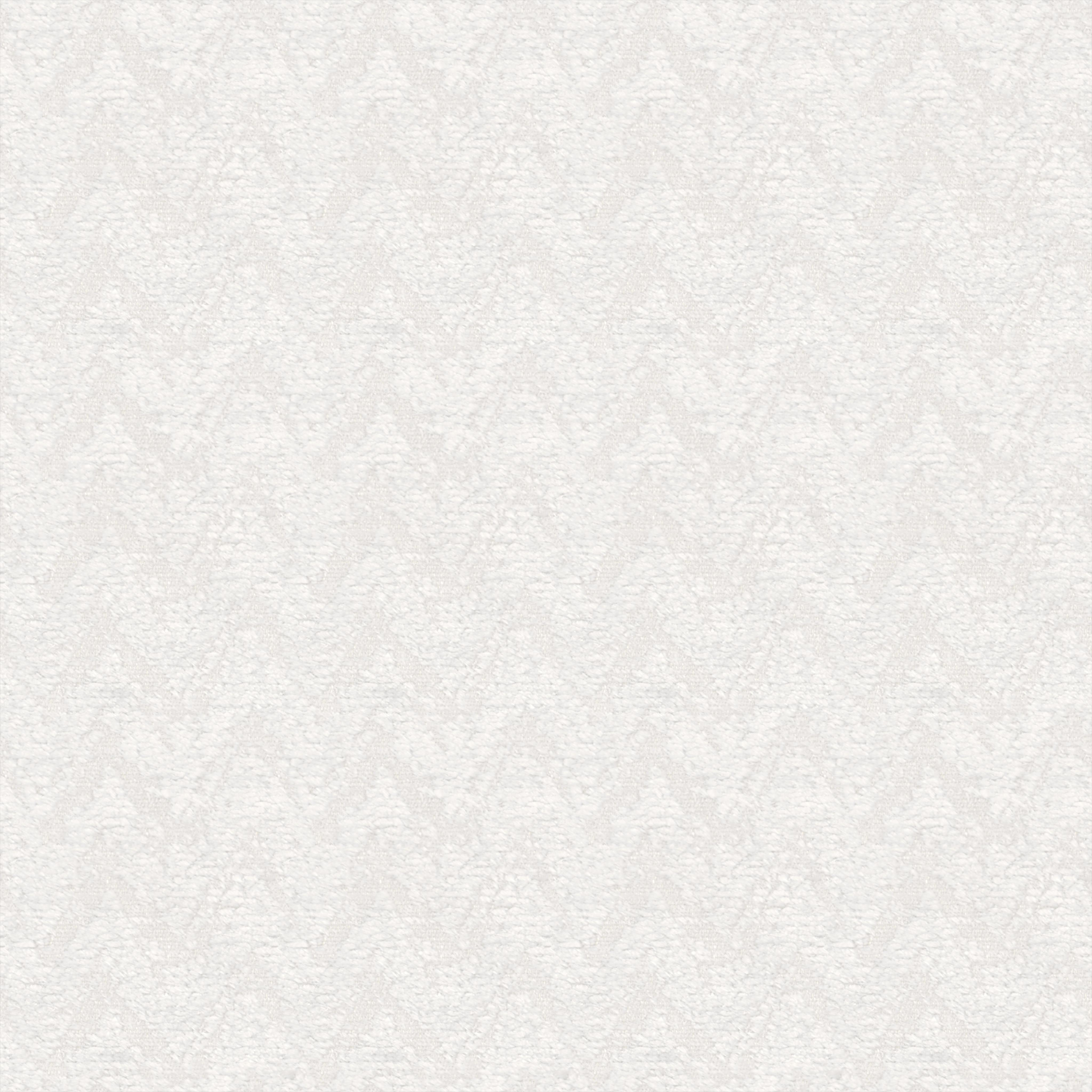 A seamless fabric texture with graphical white chenille units arranged in a None pattern