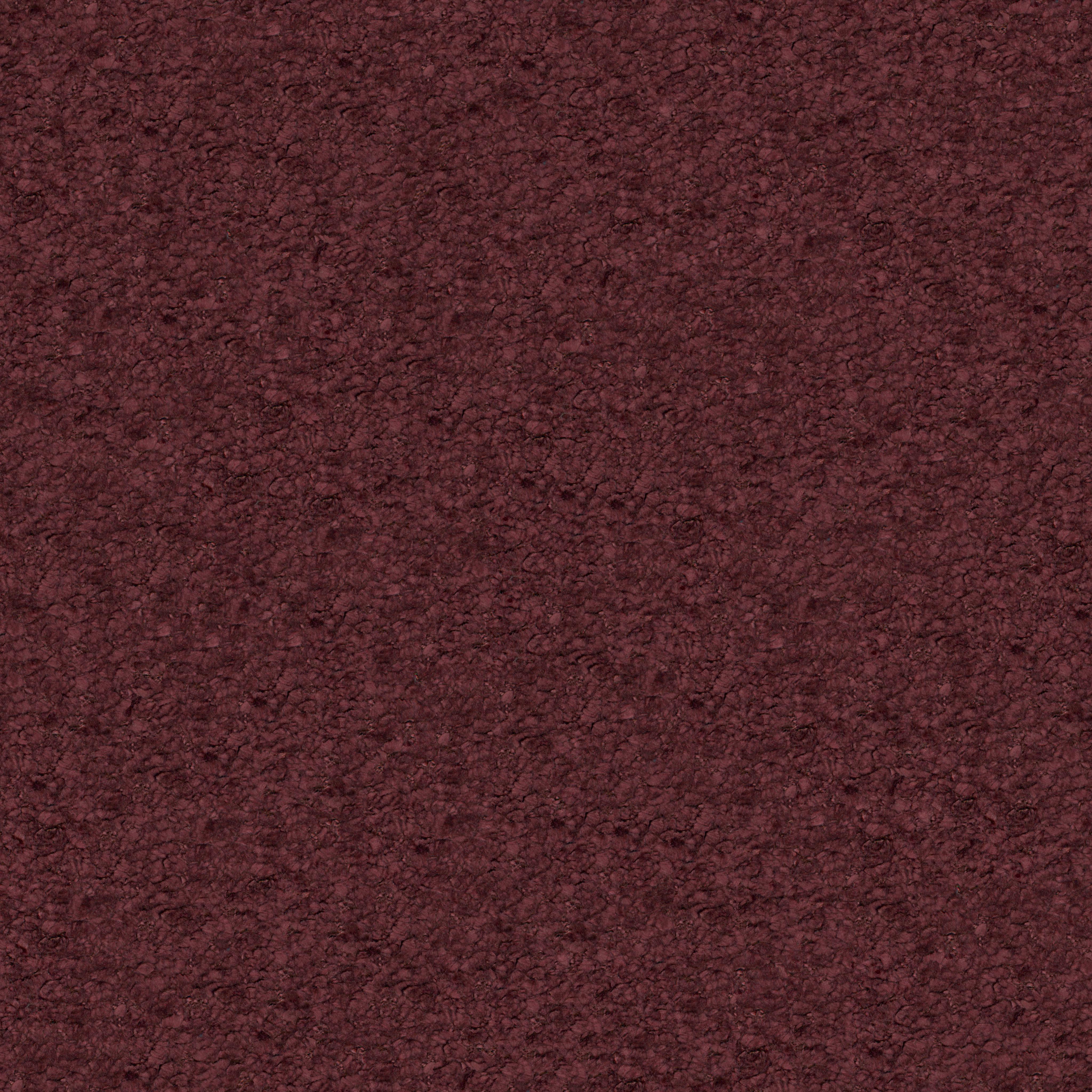 A seamless fabric texture with plain red chenille units arranged in a None pattern