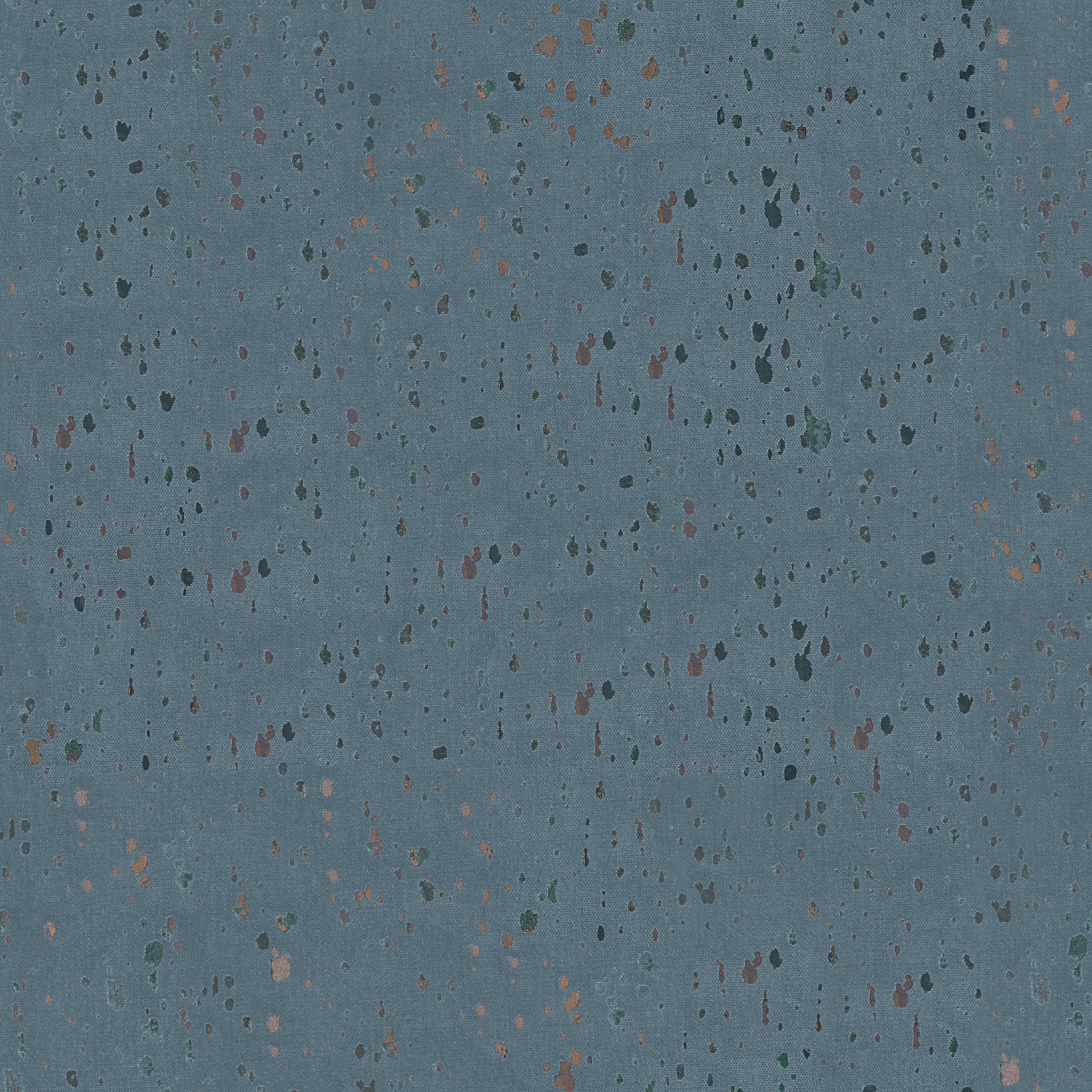 A seamless fabric texture with graphical blue velvet units arranged in a None pattern