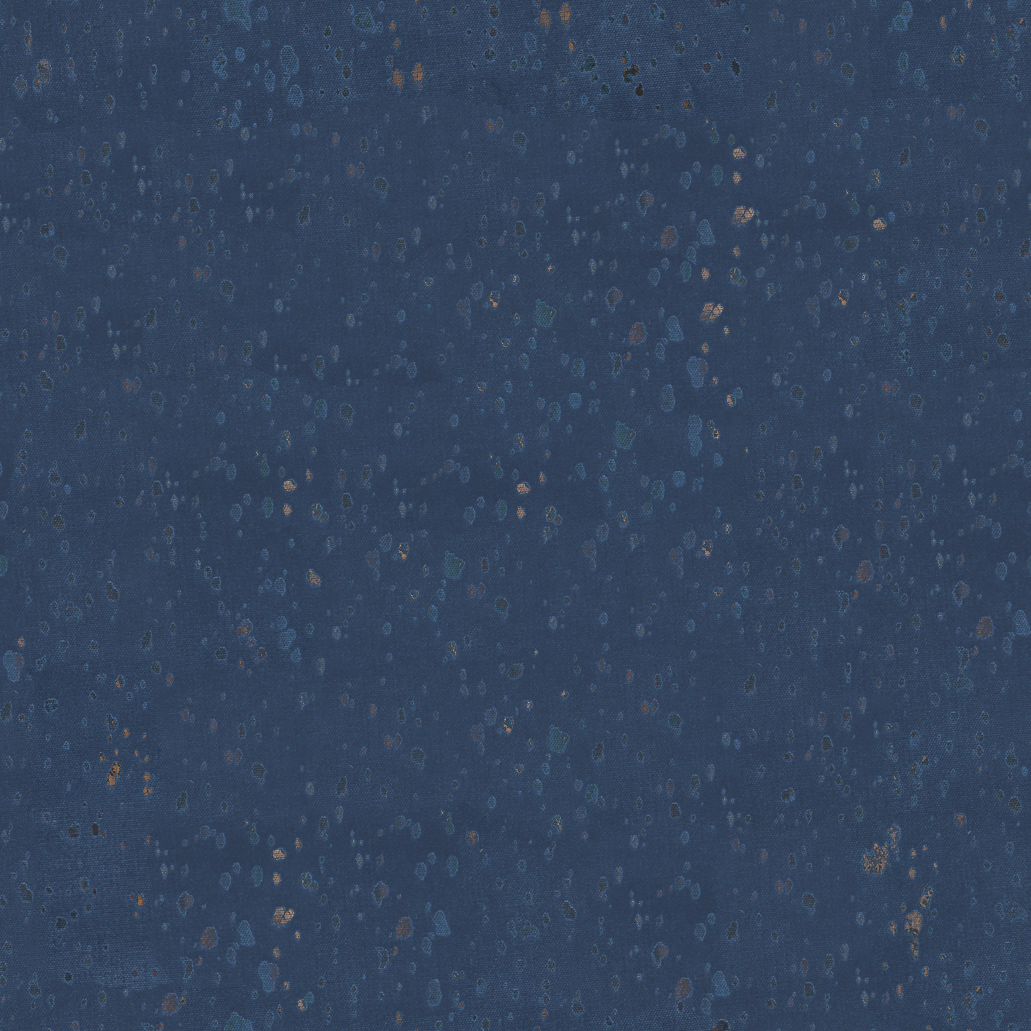 A seamless fabric texture with graphical blue velvet units arranged in a None pattern