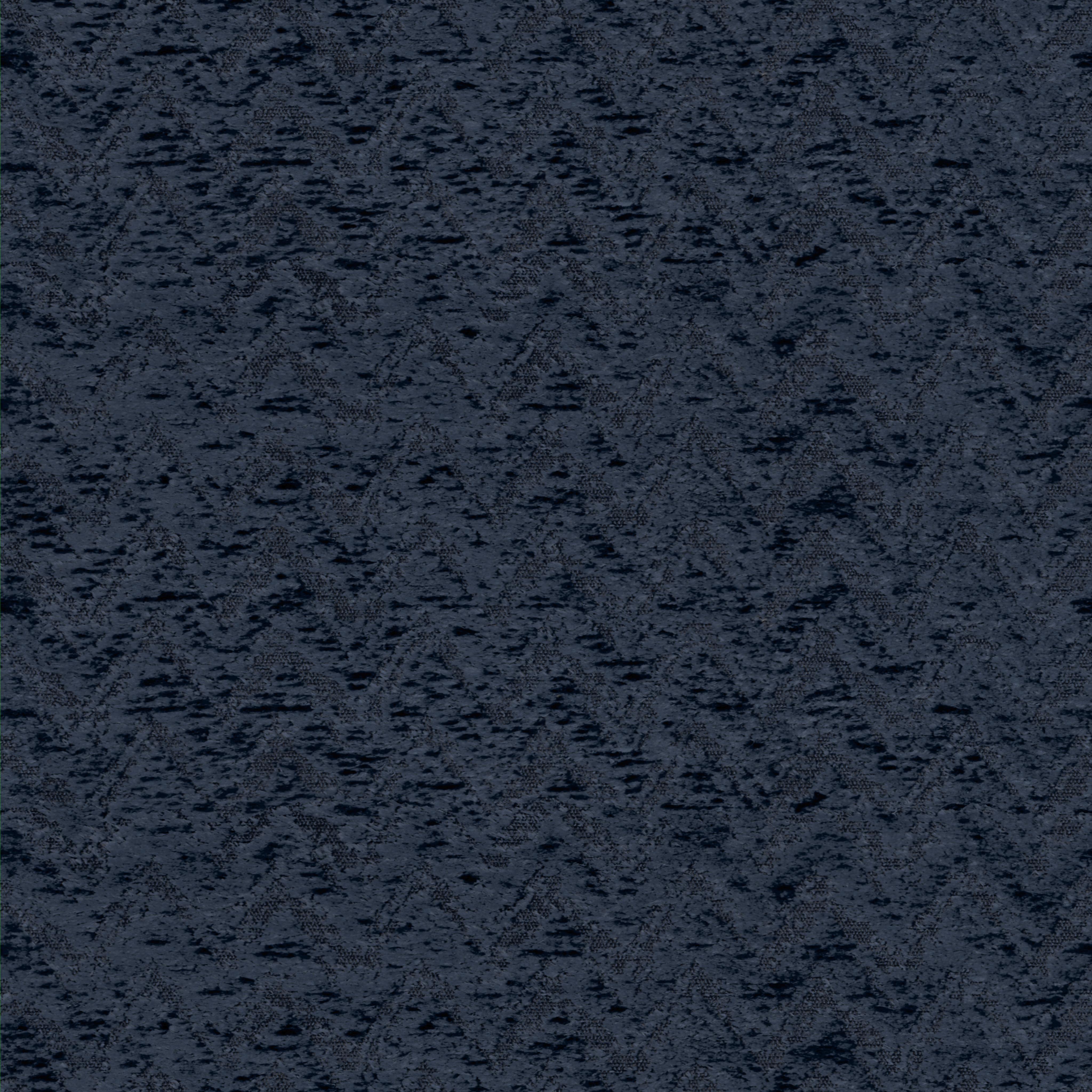A seamless fabric texture with graphical blue chenille units arranged in a None pattern