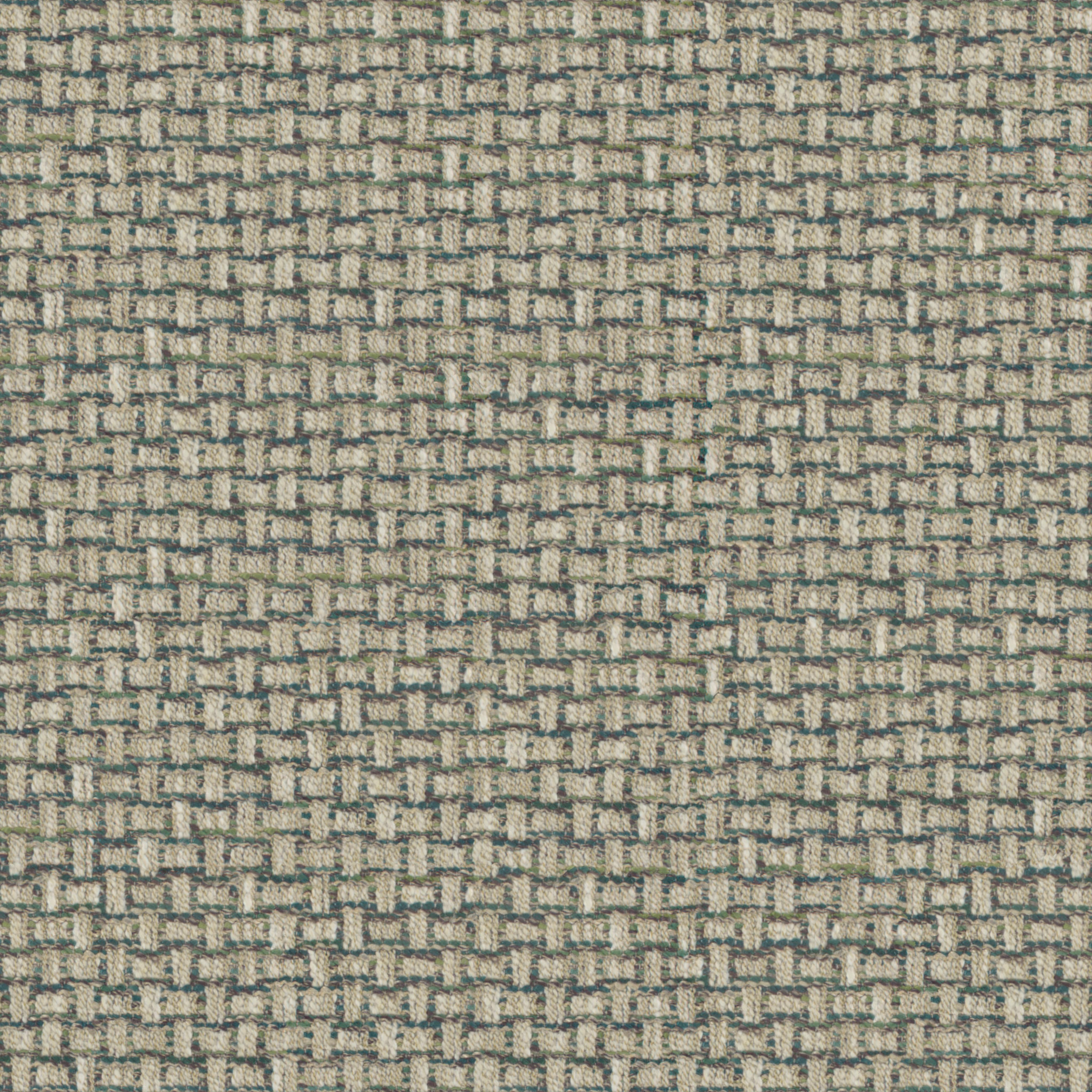 A seamless fabric texture with plain green jacquard units arranged in a None pattern