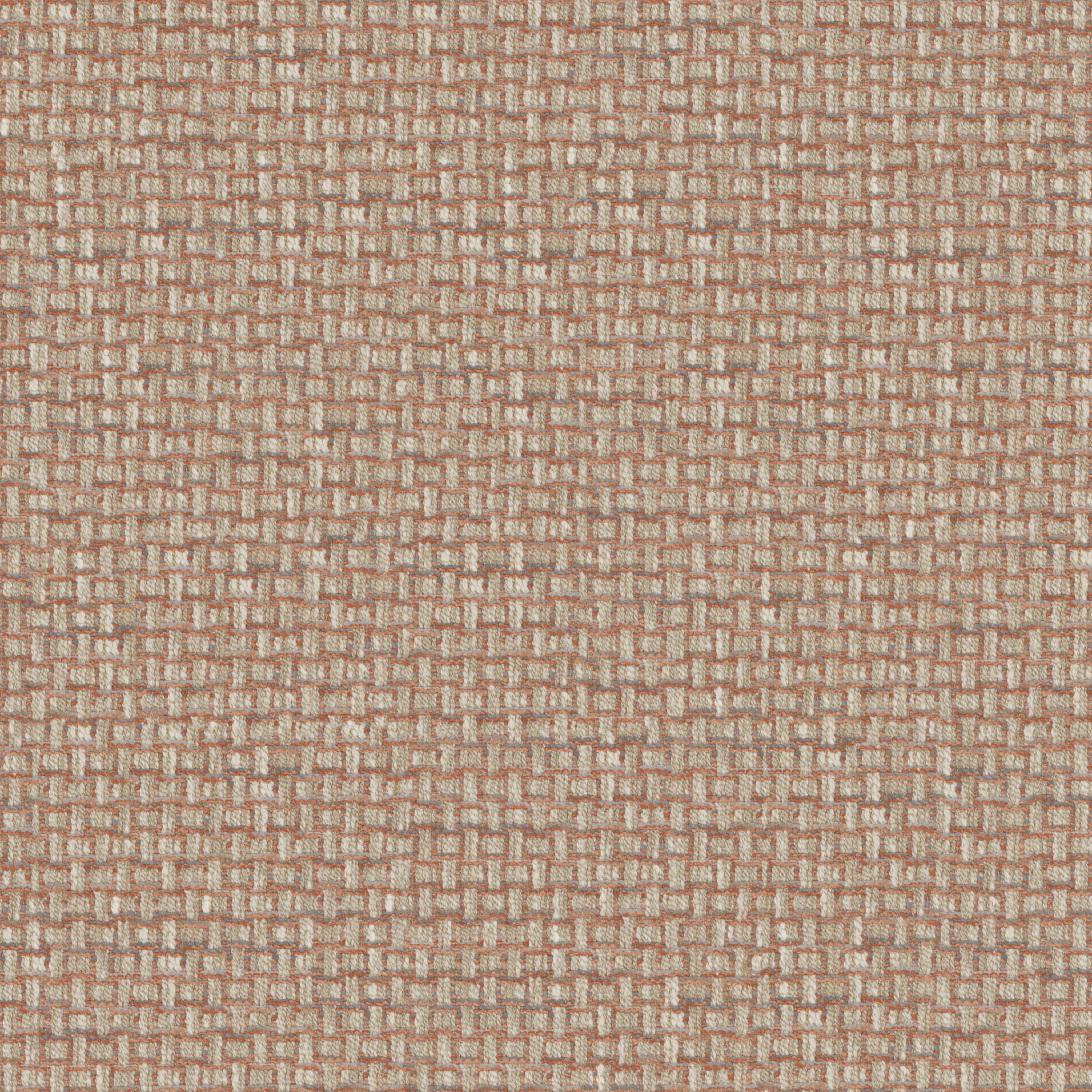 A seamless fabric texture with plain orange jacquard units arranged in a None pattern