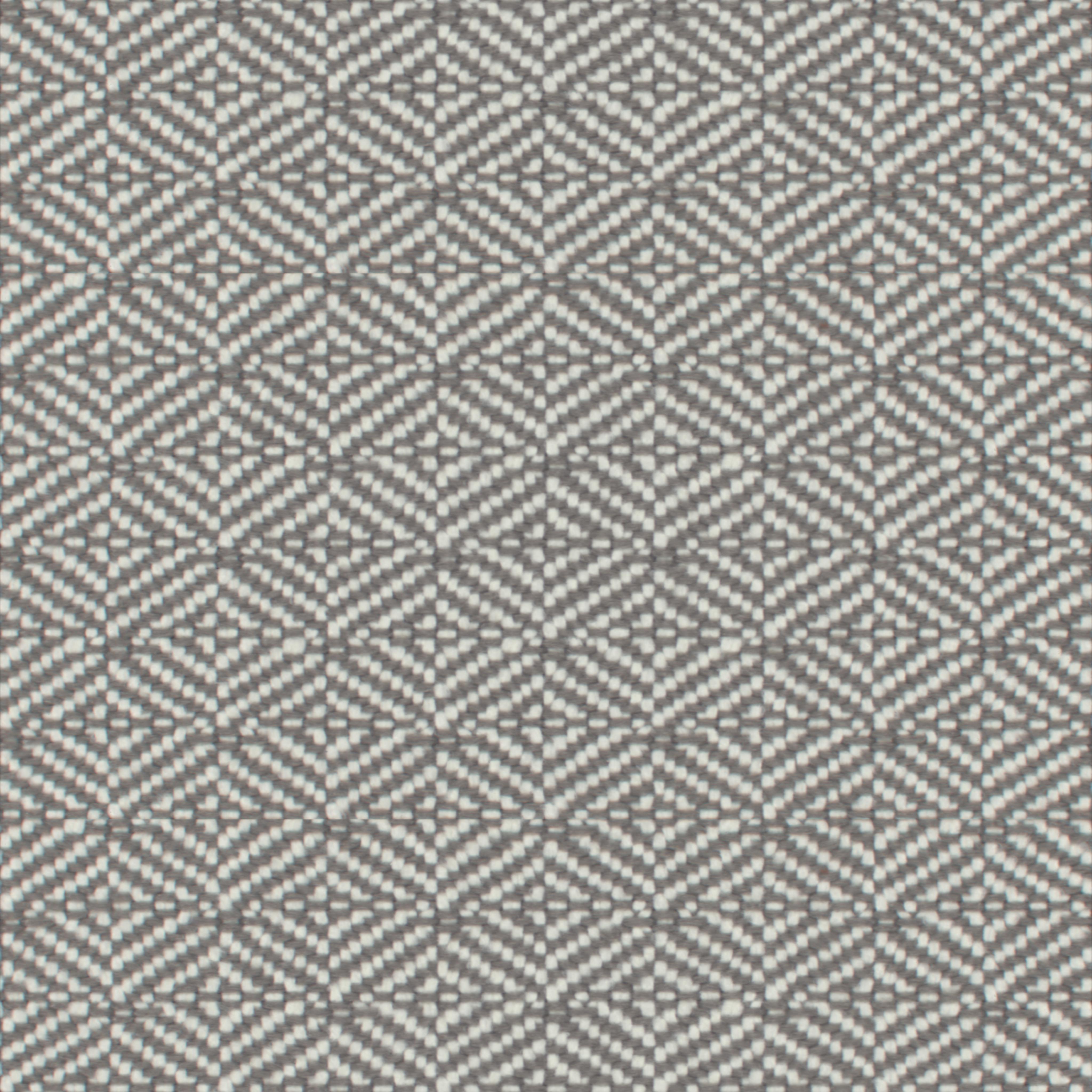 A seamless fabric texture with geometric grey jacquard units arranged in a None pattern
