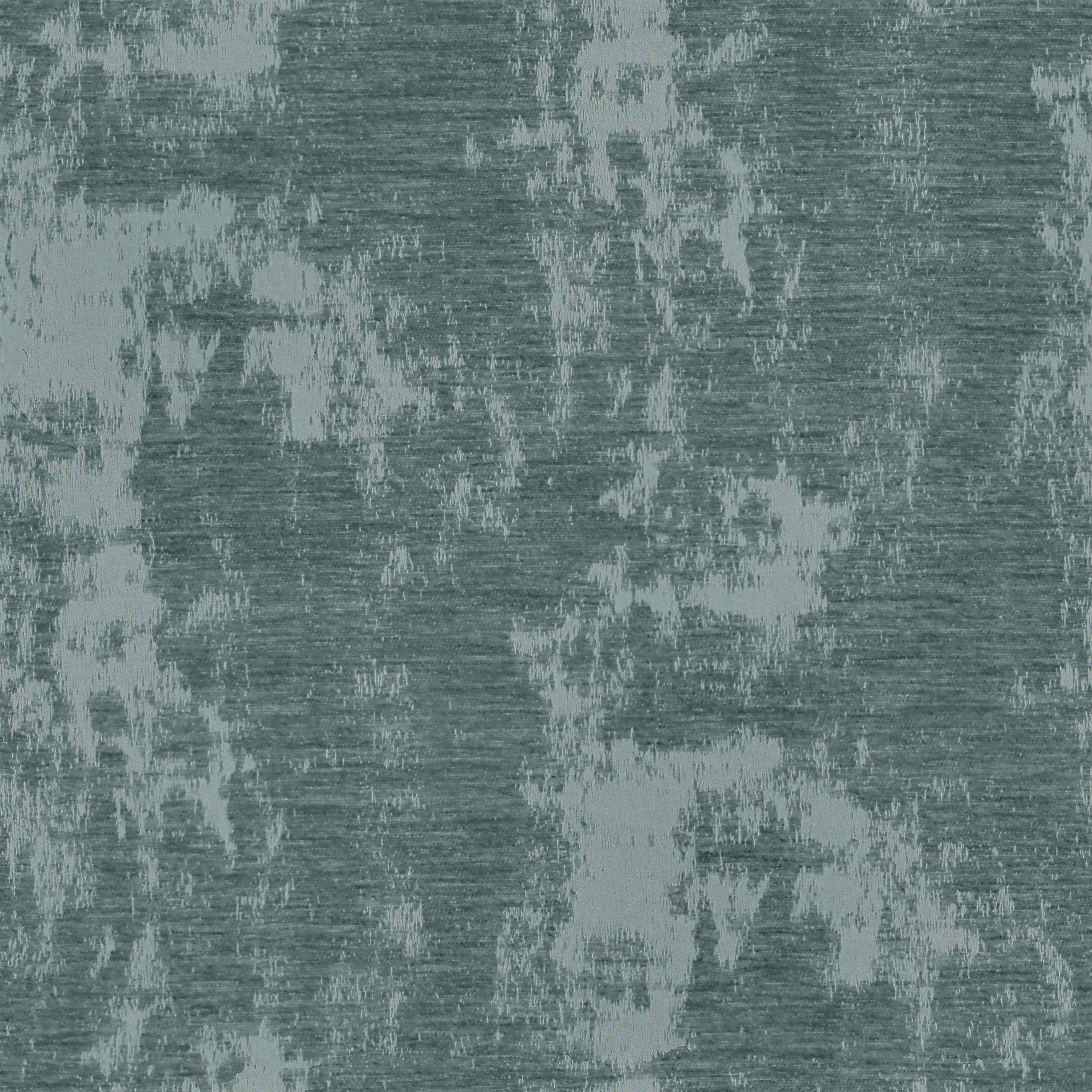 A seamless fabric texture with graphical duckegg chenille units arranged in a None pattern