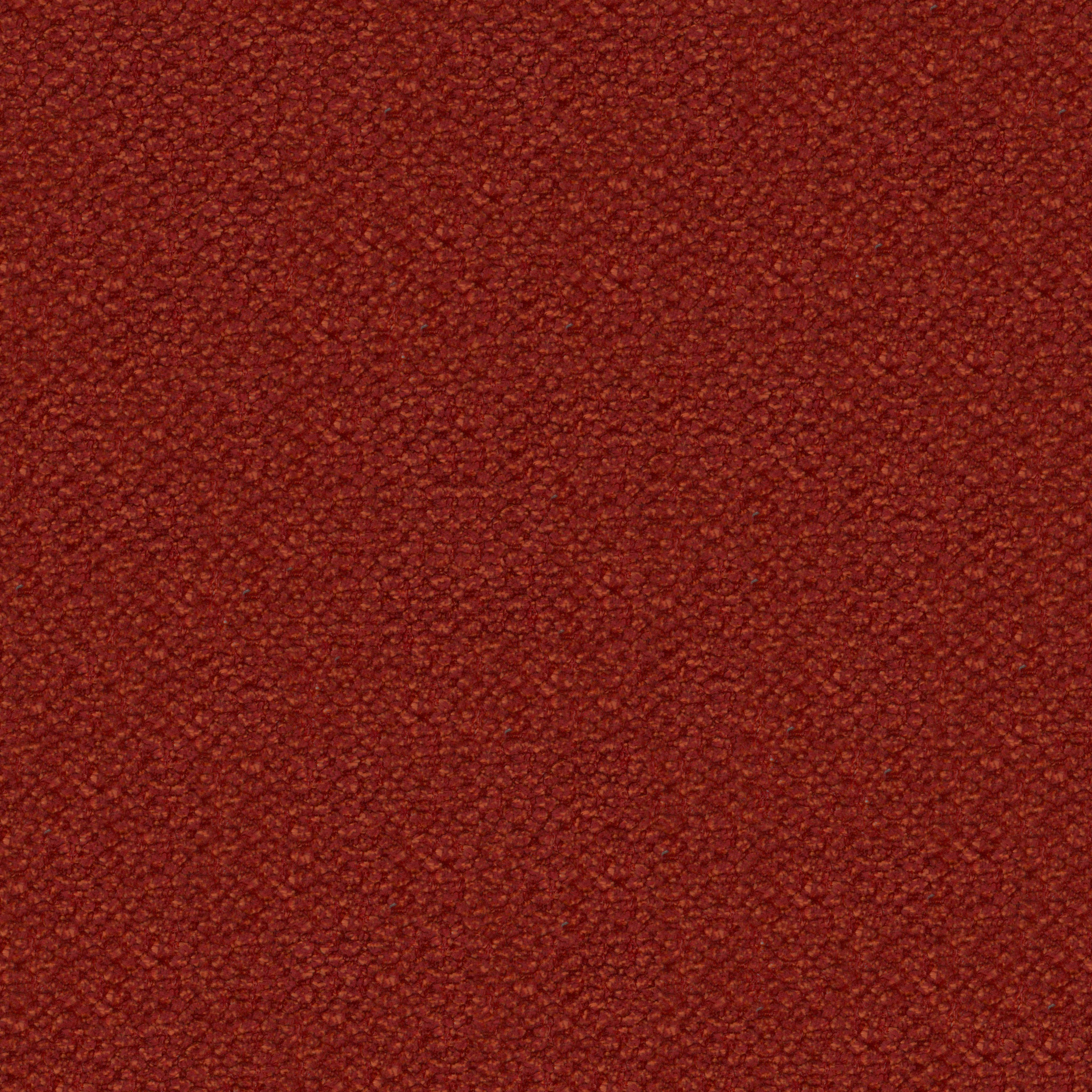 A seamless fabric texture with plain red chenille units arranged in a None pattern