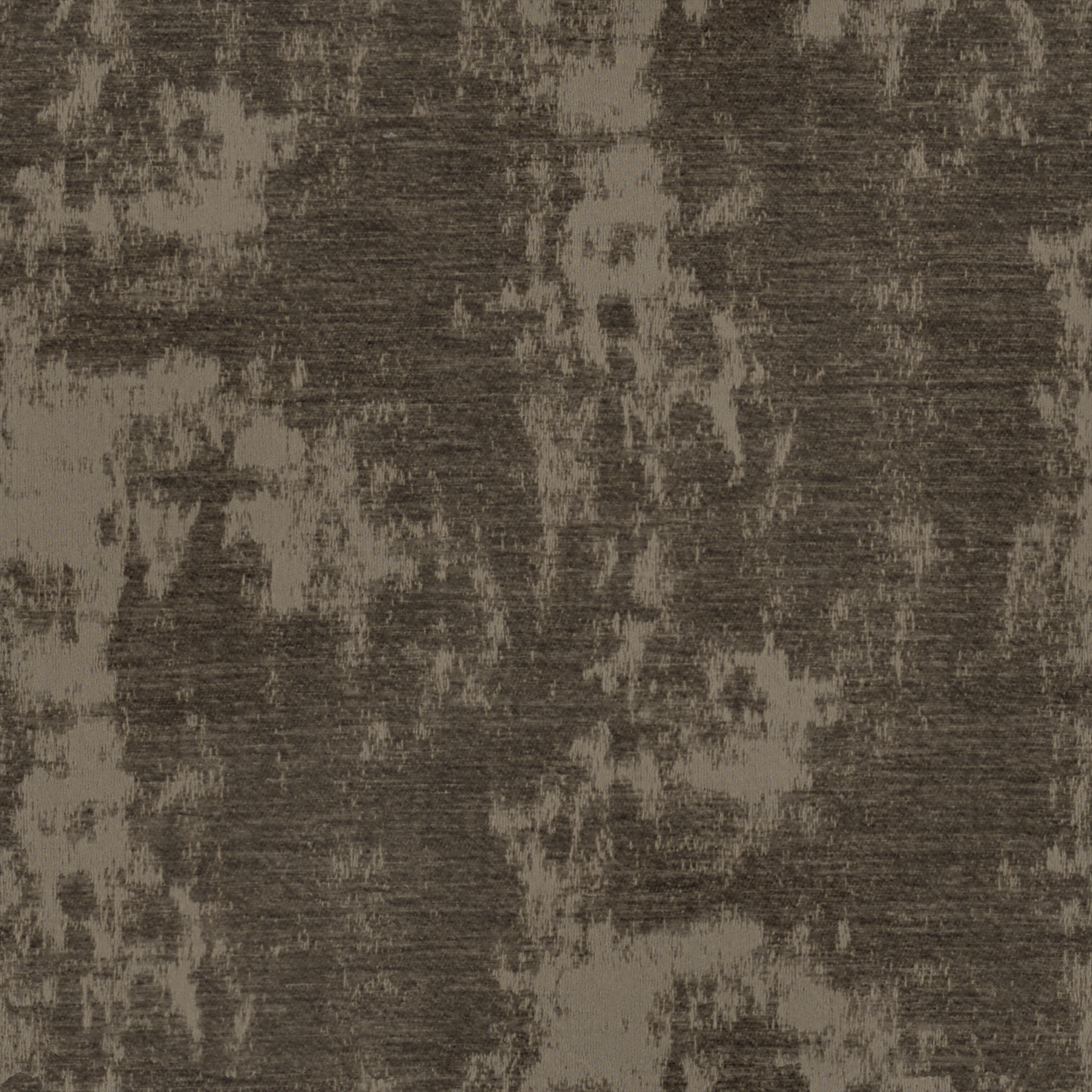 A seamless fabric texture with graphical brown chenille units arranged in a None pattern