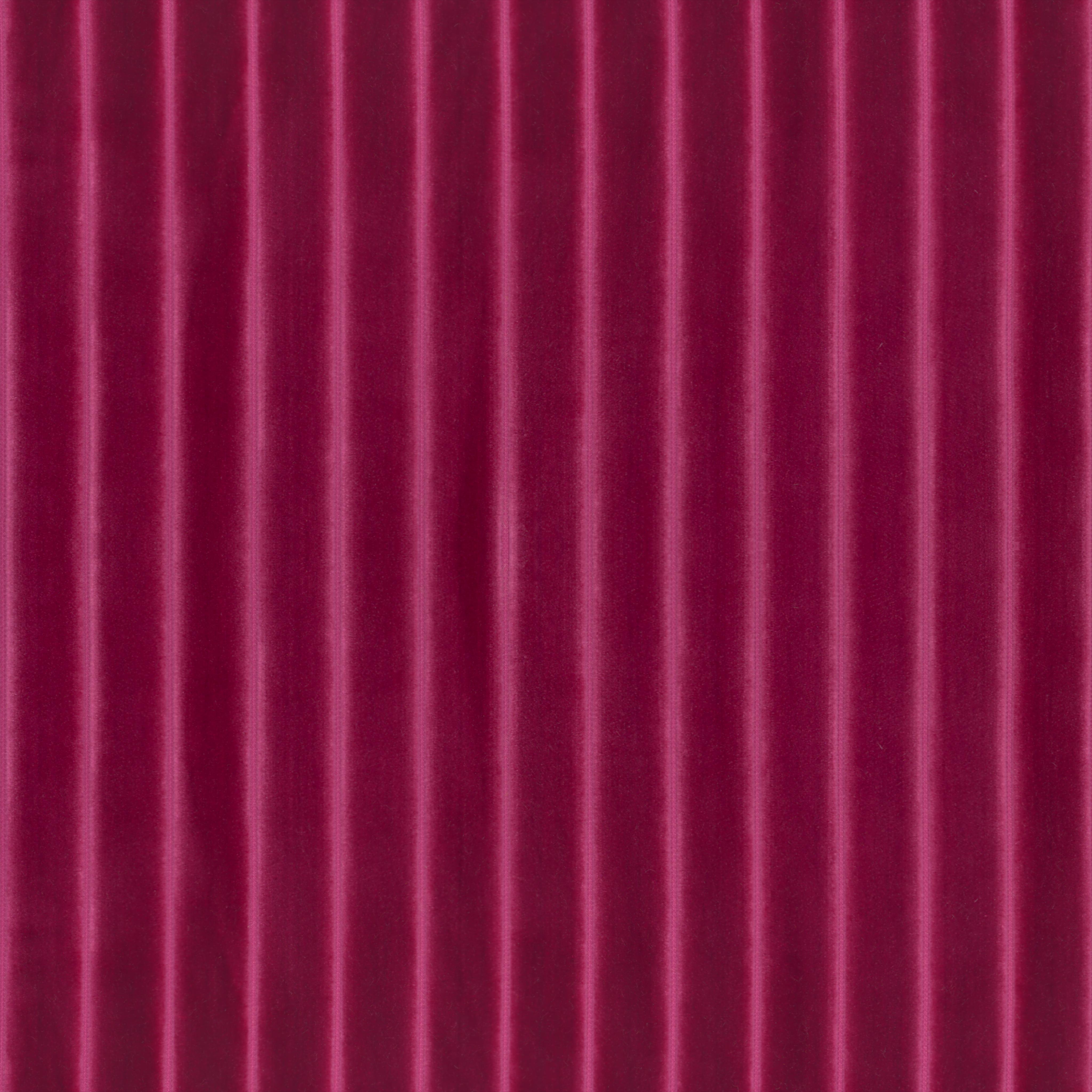 A seamless fabric texture with stripe pink velvet units arranged in a None pattern