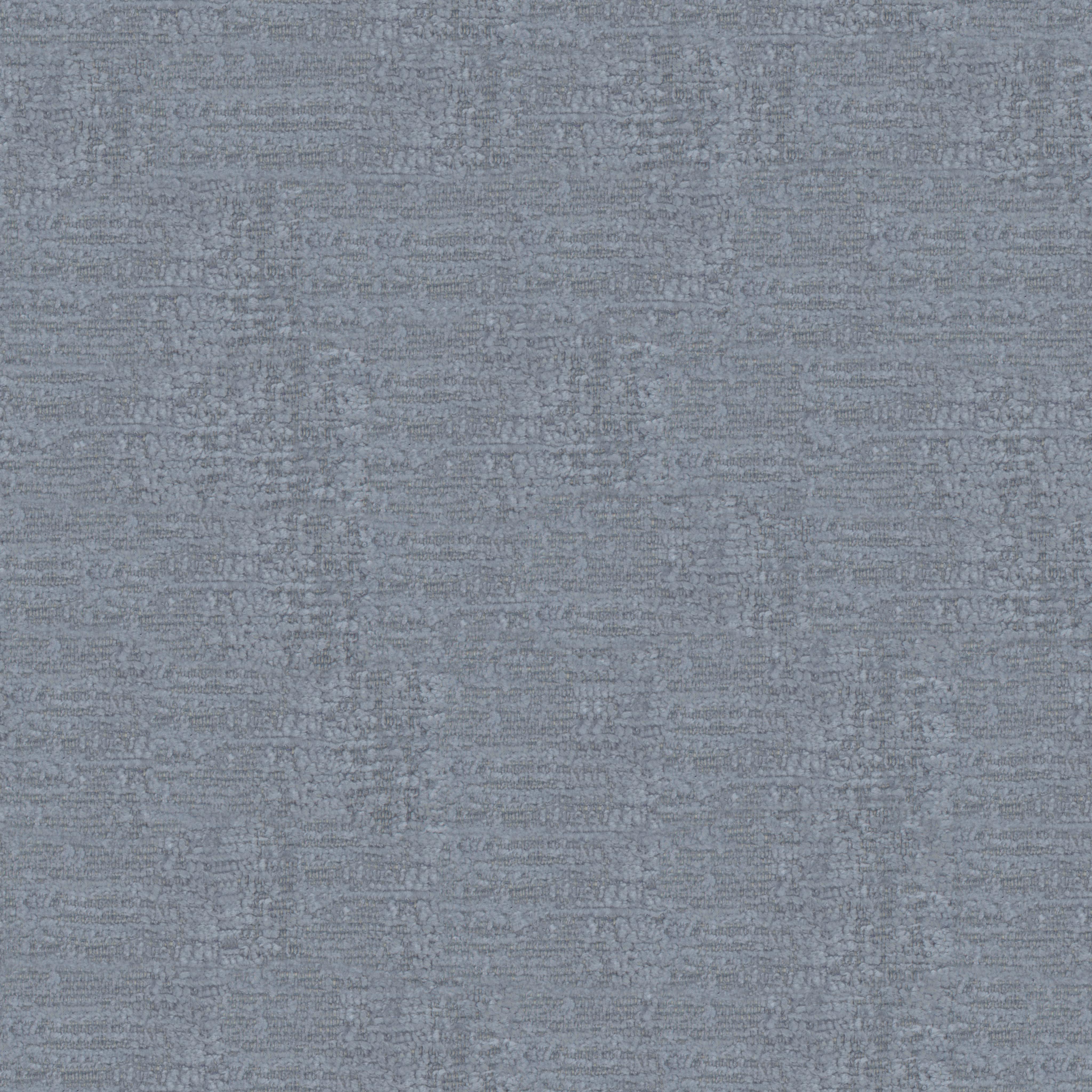 A seamless fabric texture with plain blue chenille units arranged in a None pattern