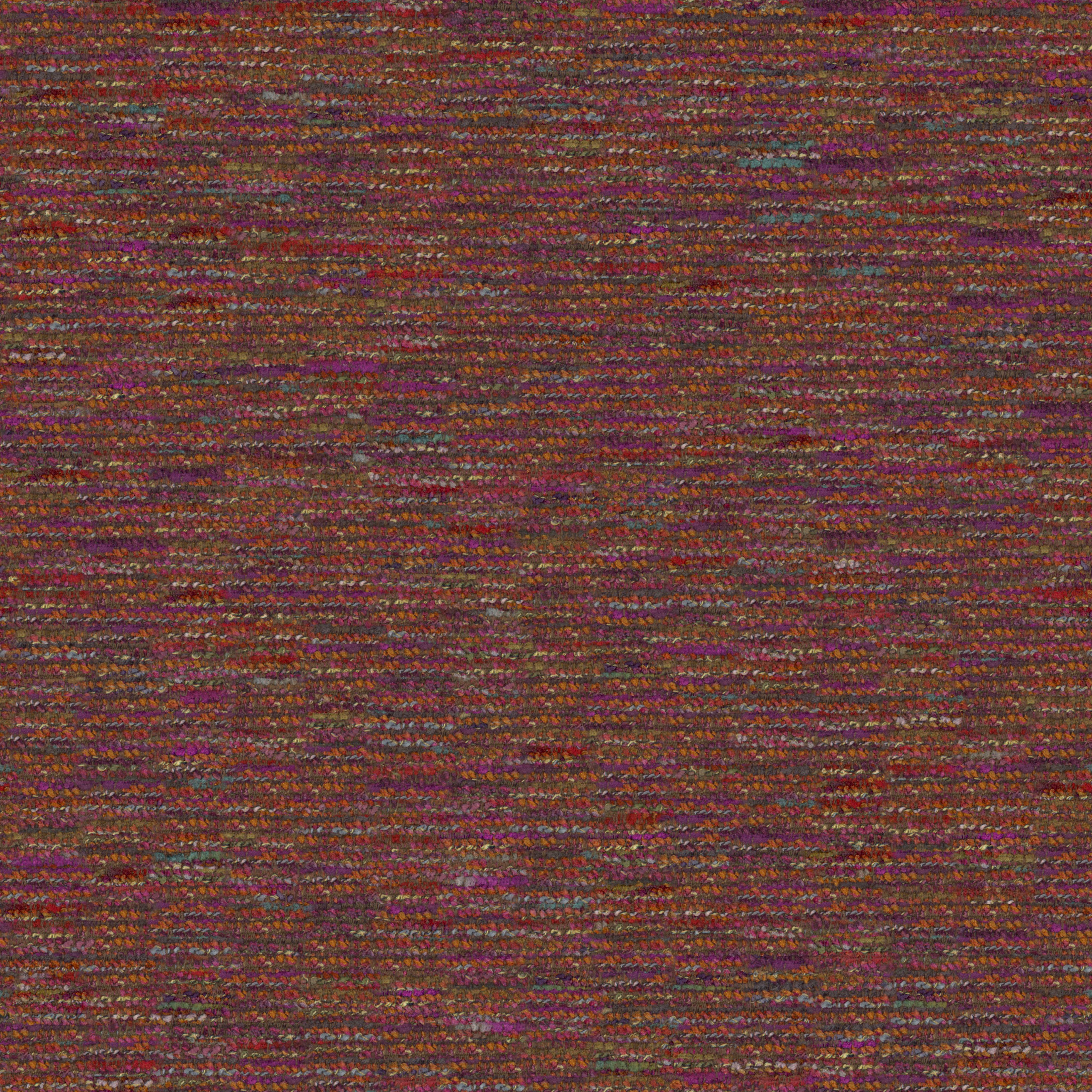 A seamless fabric texture with plain red chenille units arranged in a None pattern