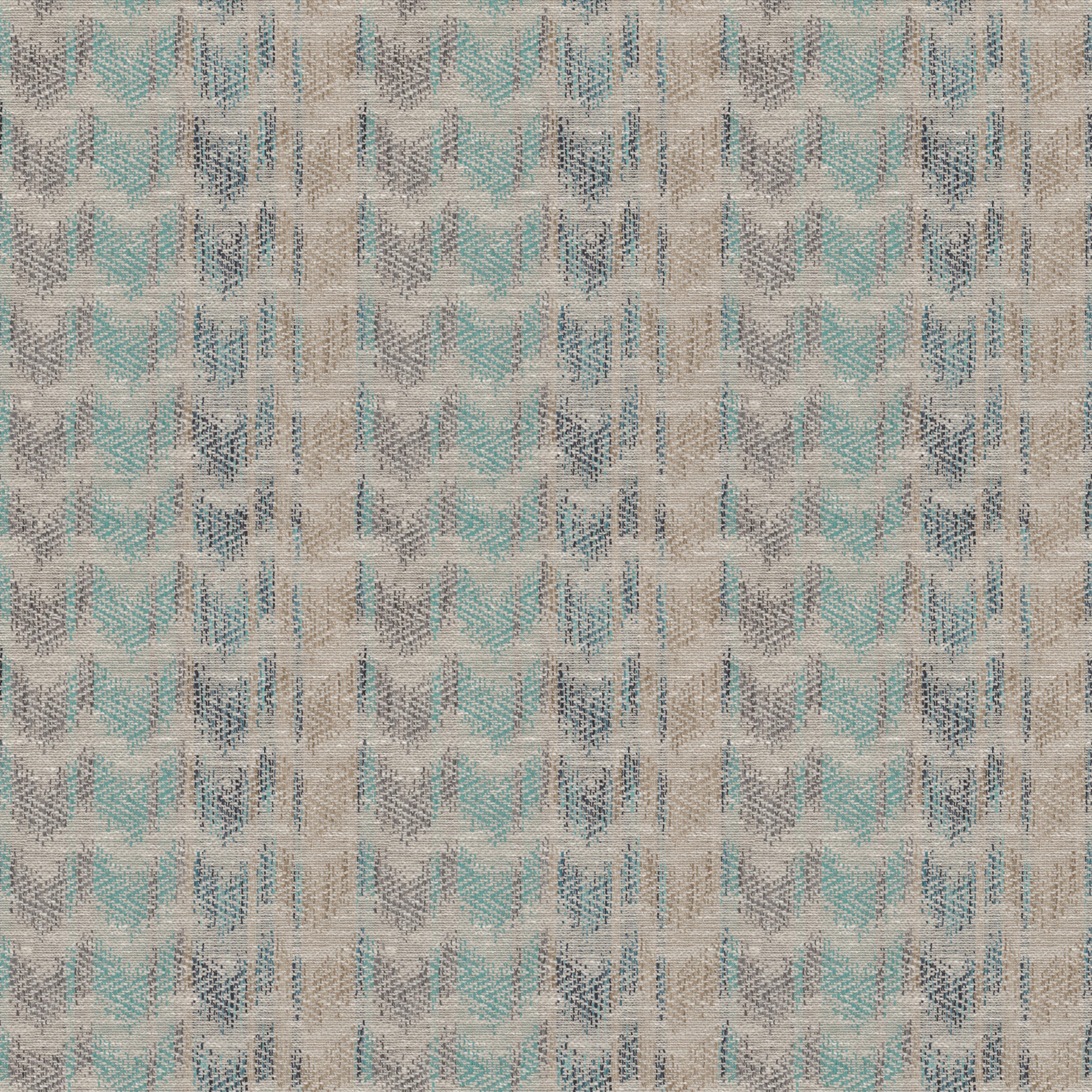 A seamless fabric texture with geometric duckegg texture units arranged in a None pattern