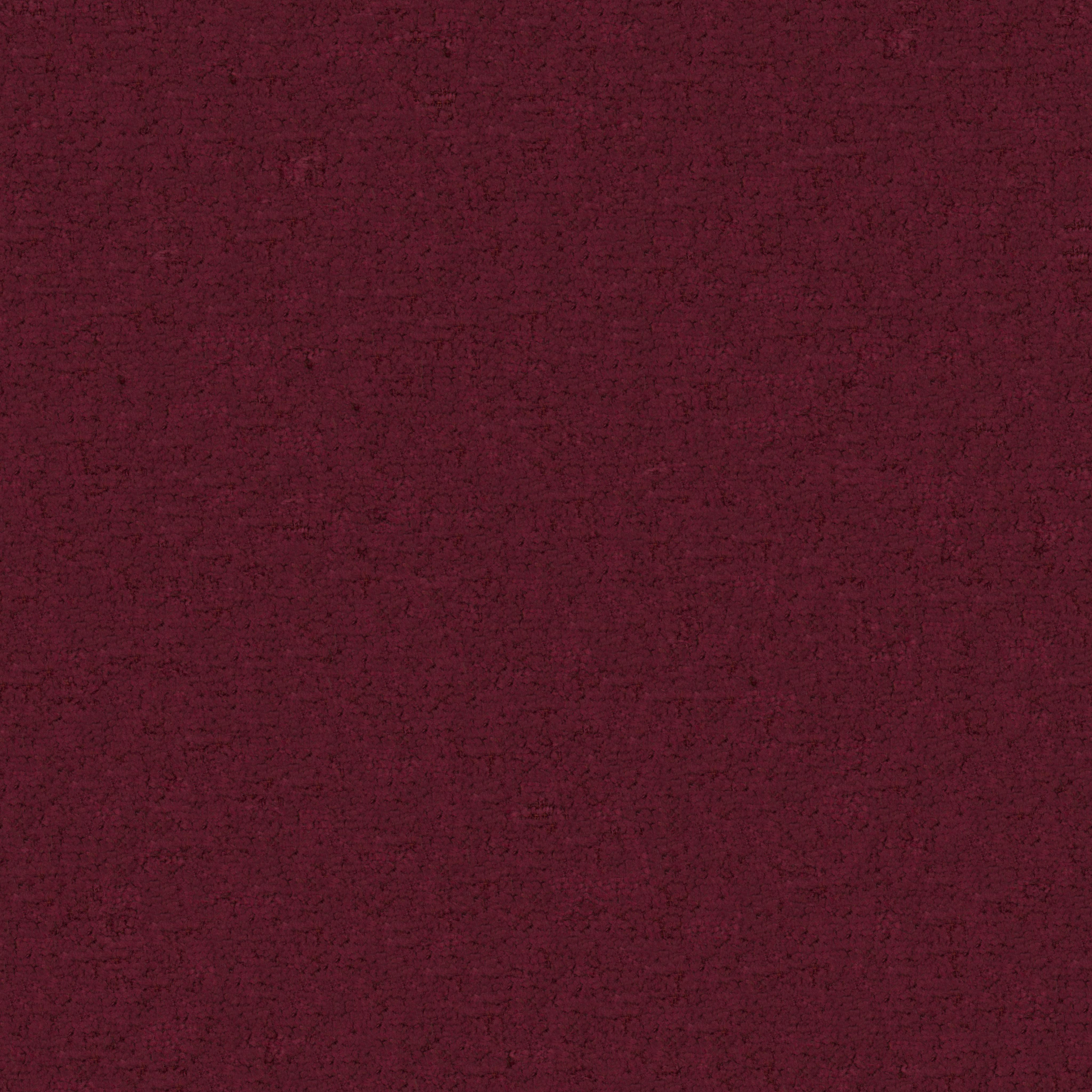A seamless fabric texture with plain red chenille units arranged in a None pattern