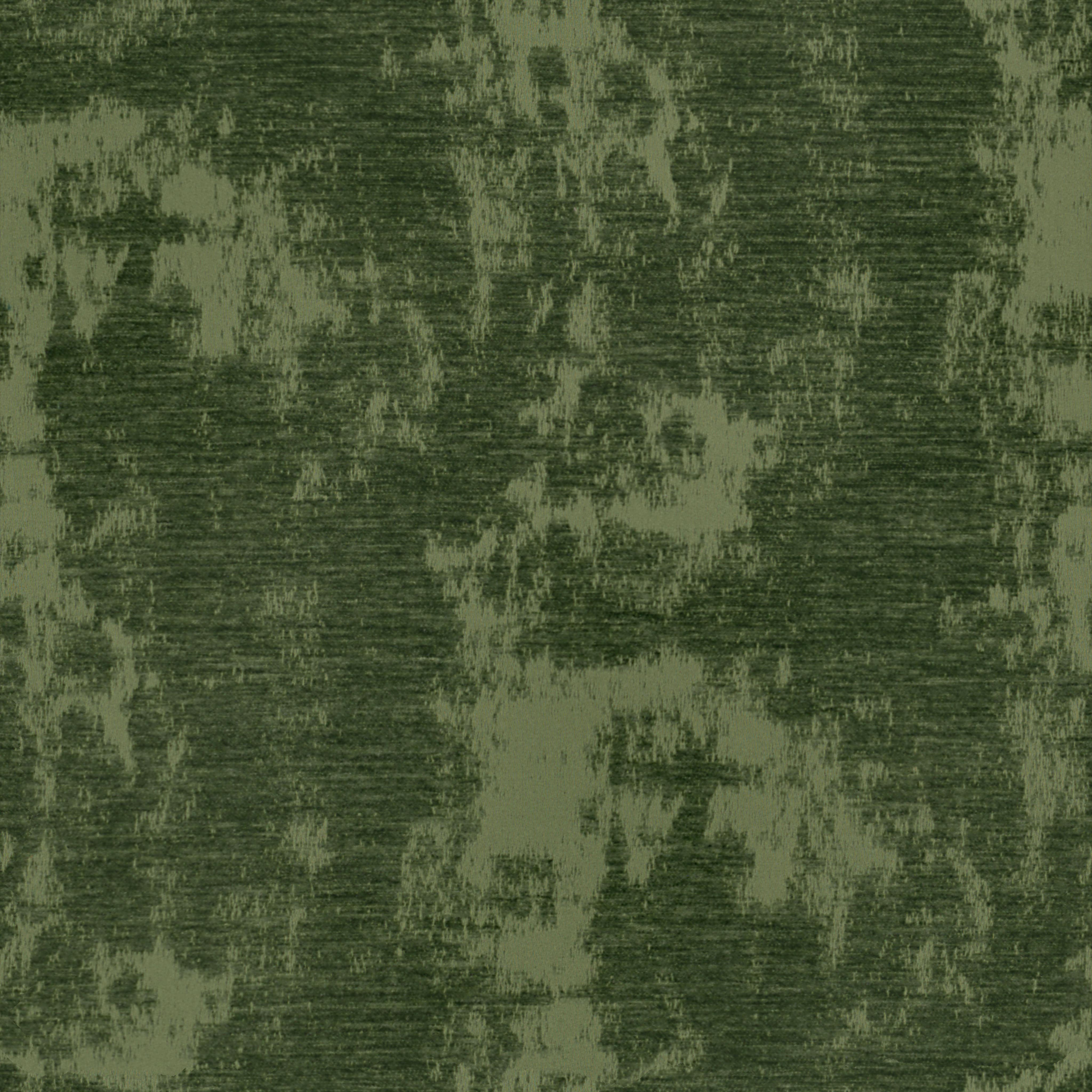 A seamless fabric texture with graphical green chenille units arranged in a None pattern