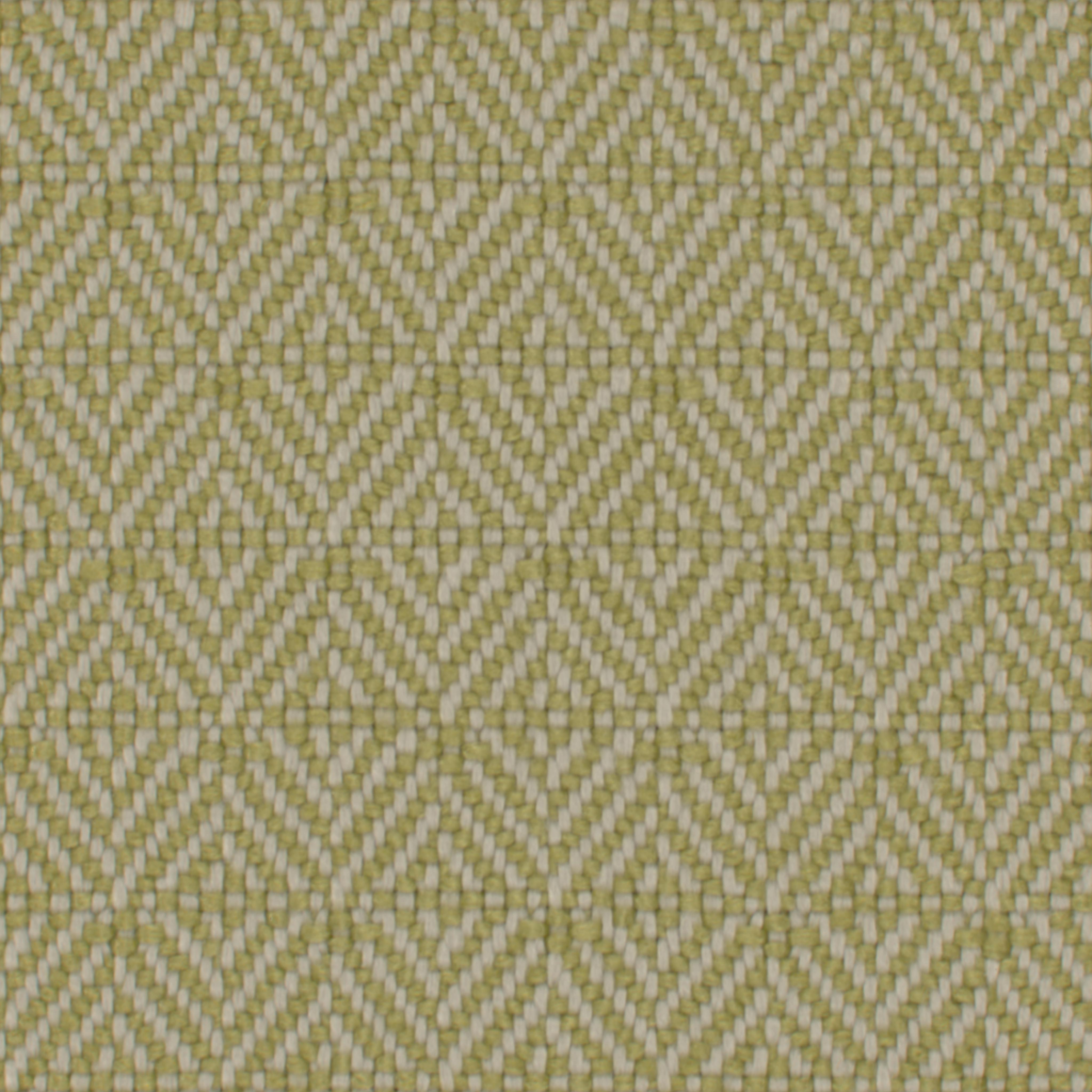 A seamless fabric texture with geometric green jacquard units arranged in a None pattern