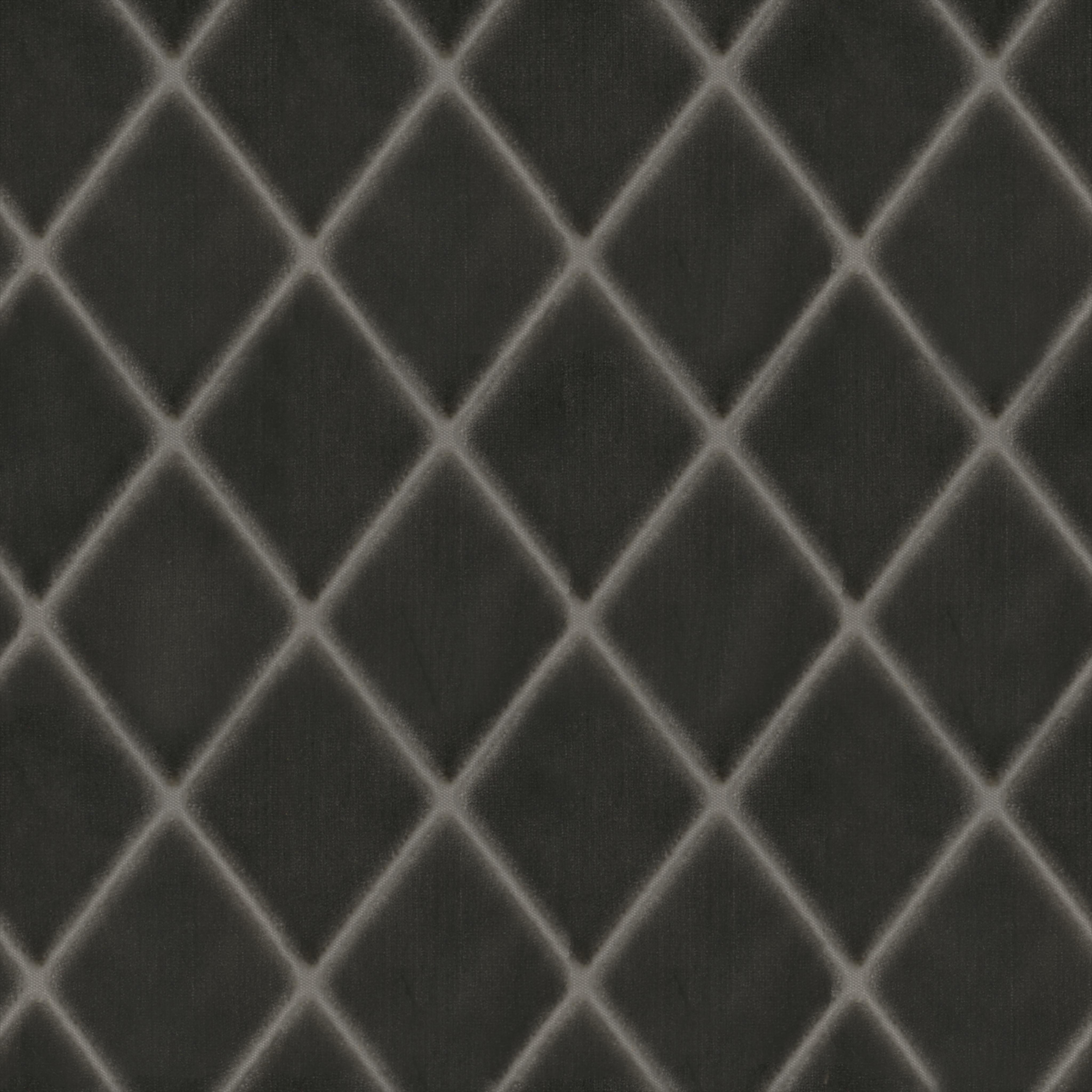 A seamless fabric texture with geometric brown velvet units arranged in a None pattern