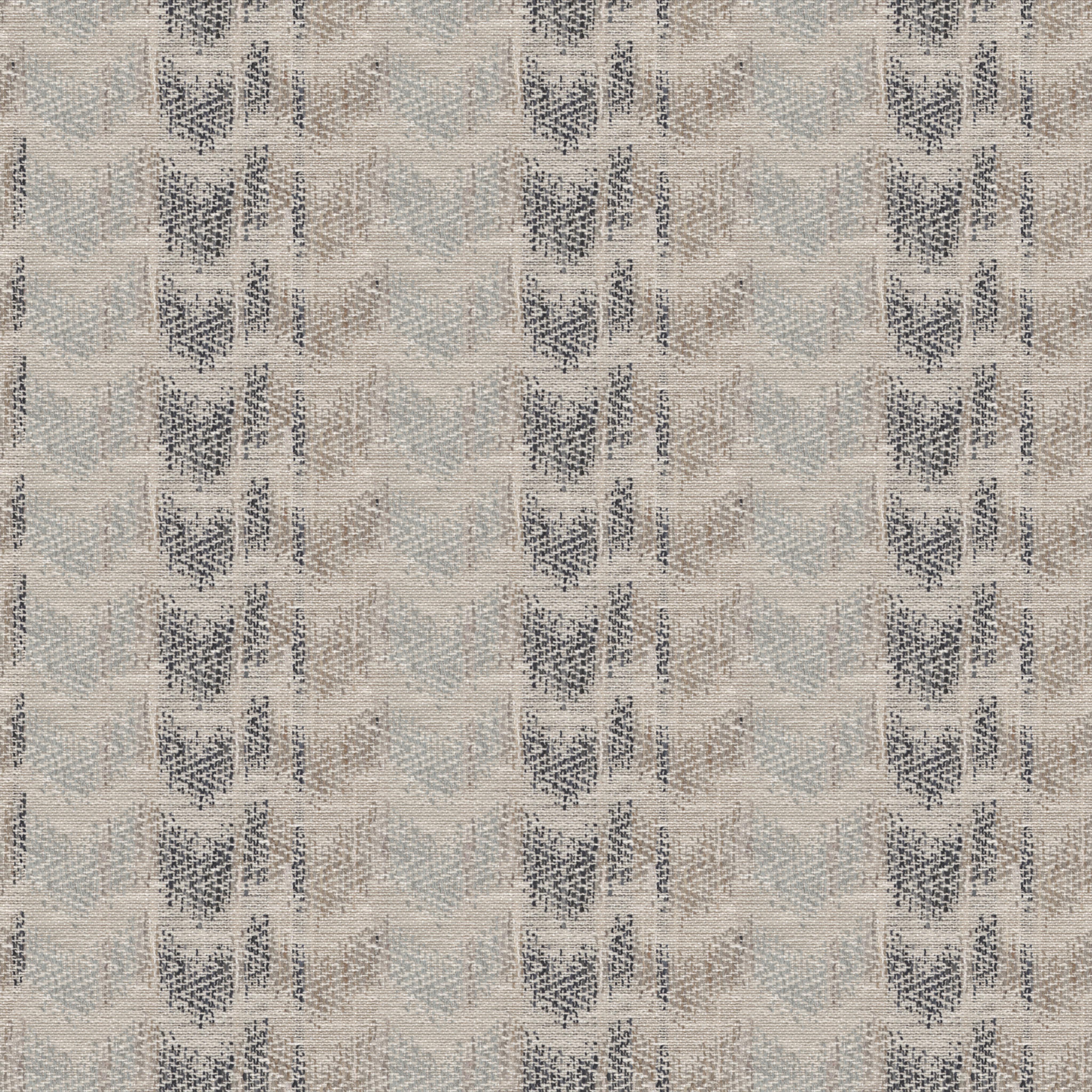 A seamless fabric texture with geometric grey texture units arranged in a None pattern