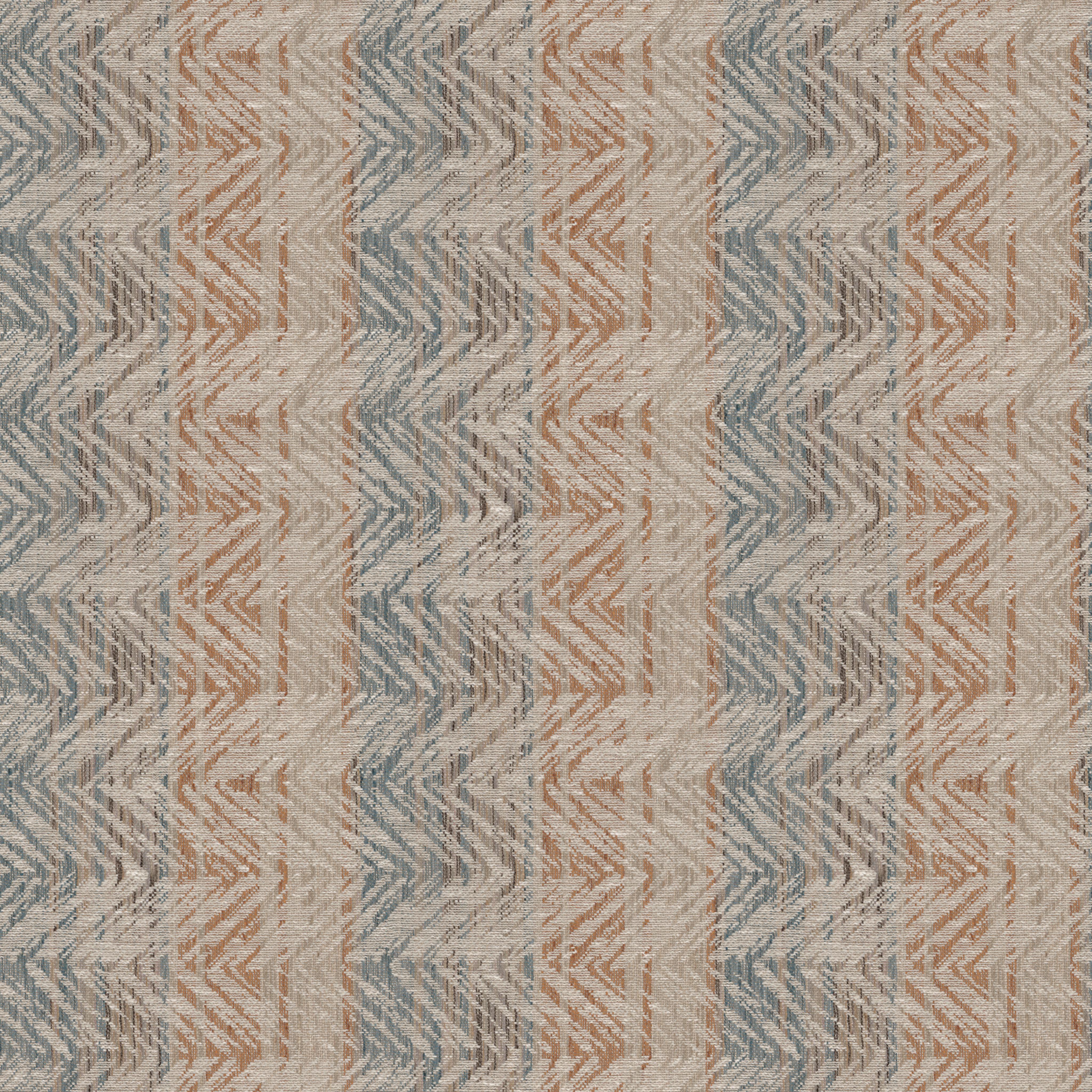 A seamless fabric texture with graphical orange texture units arranged in a None pattern