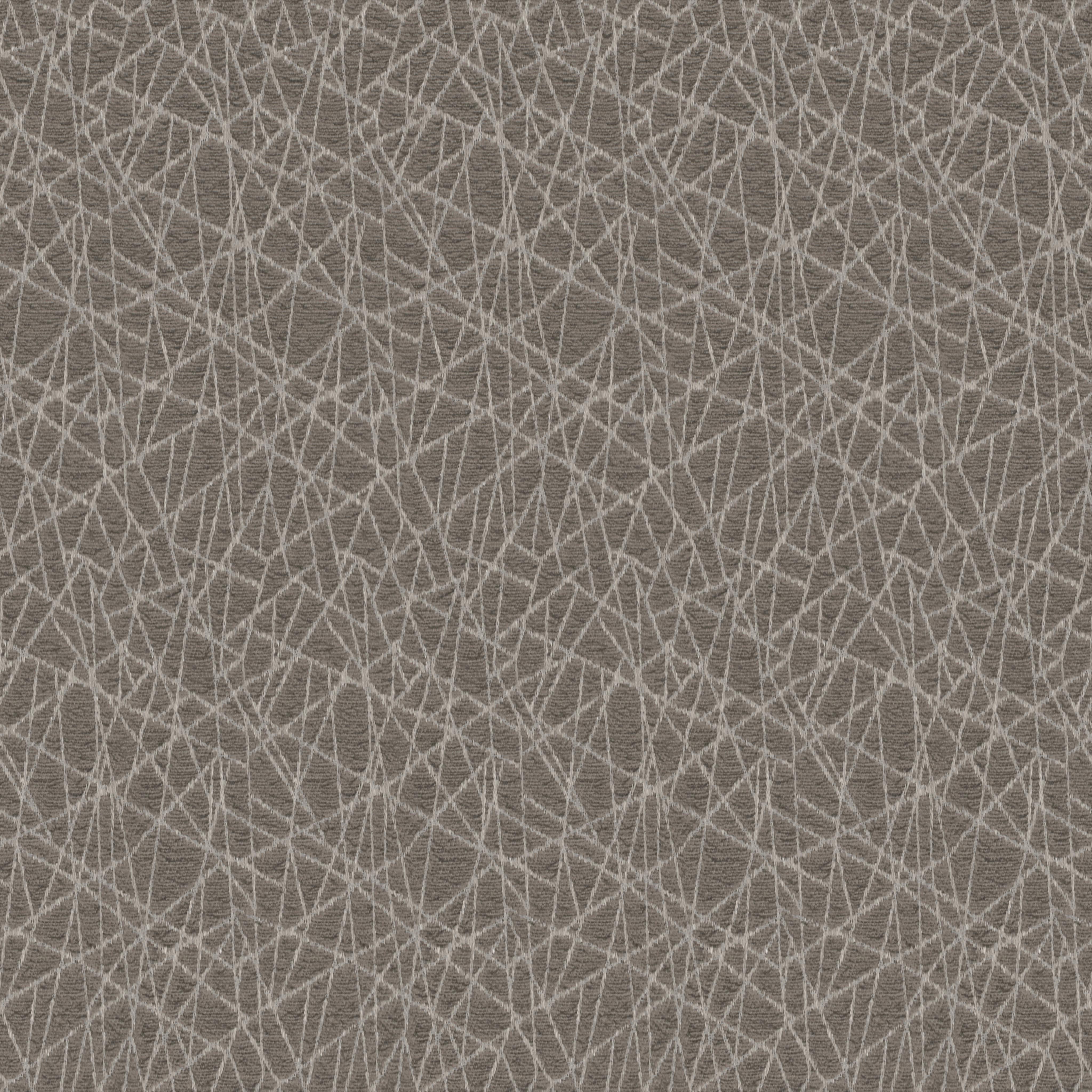 A seamless fabric texture with geometric grey chenille units arranged in a None pattern