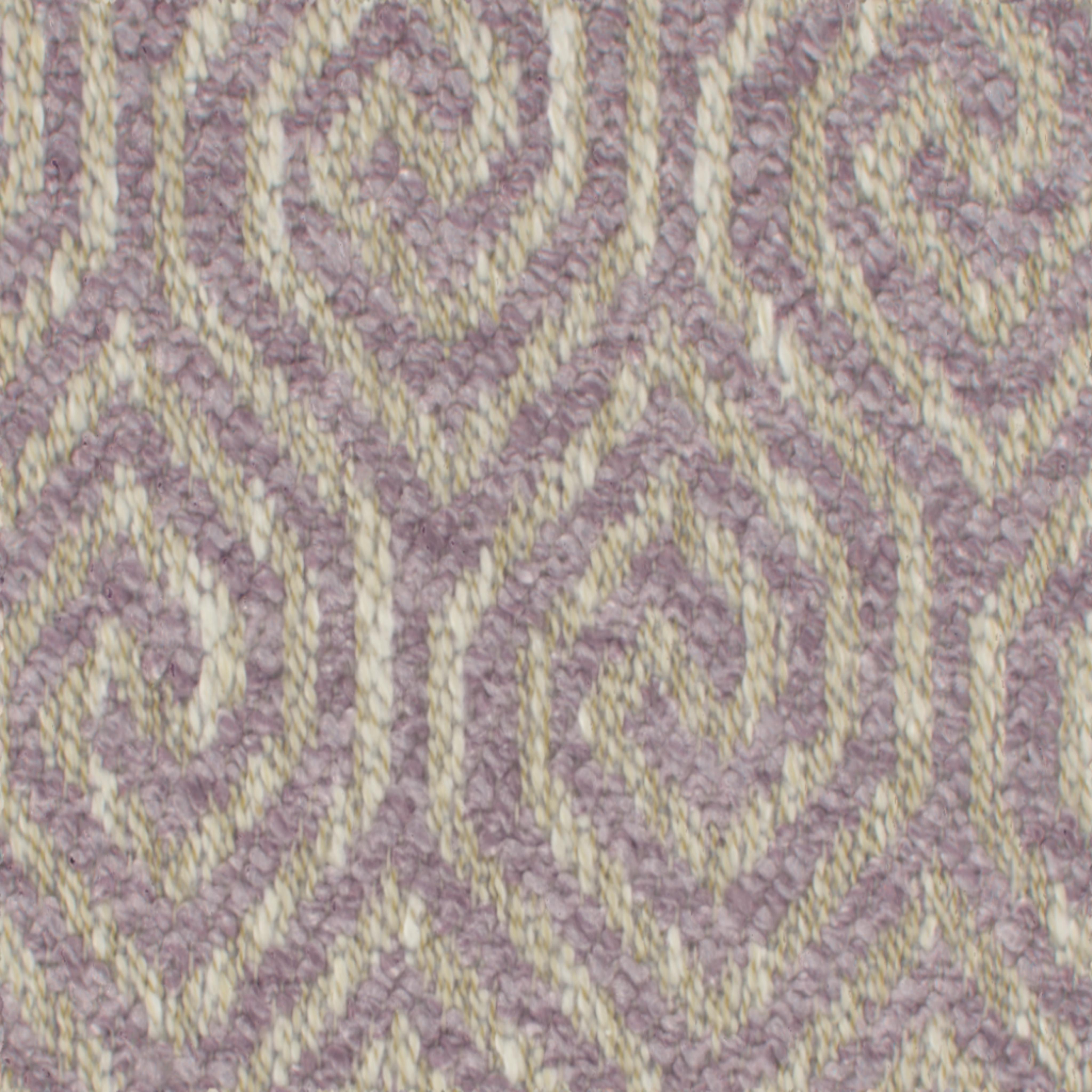 A seamless fabric texture with geometric pink jacquard units arranged in a None pattern