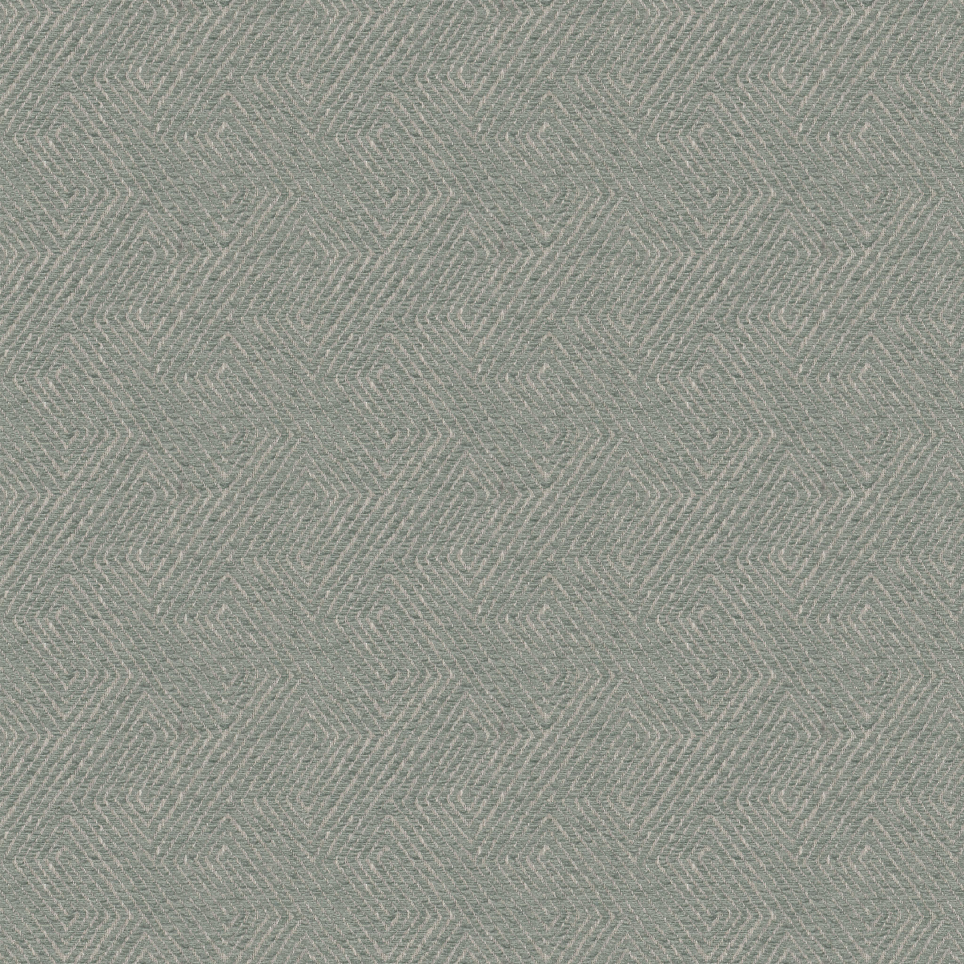 A seamless fabric texture with geometric duckegg chenille units arranged in a None pattern