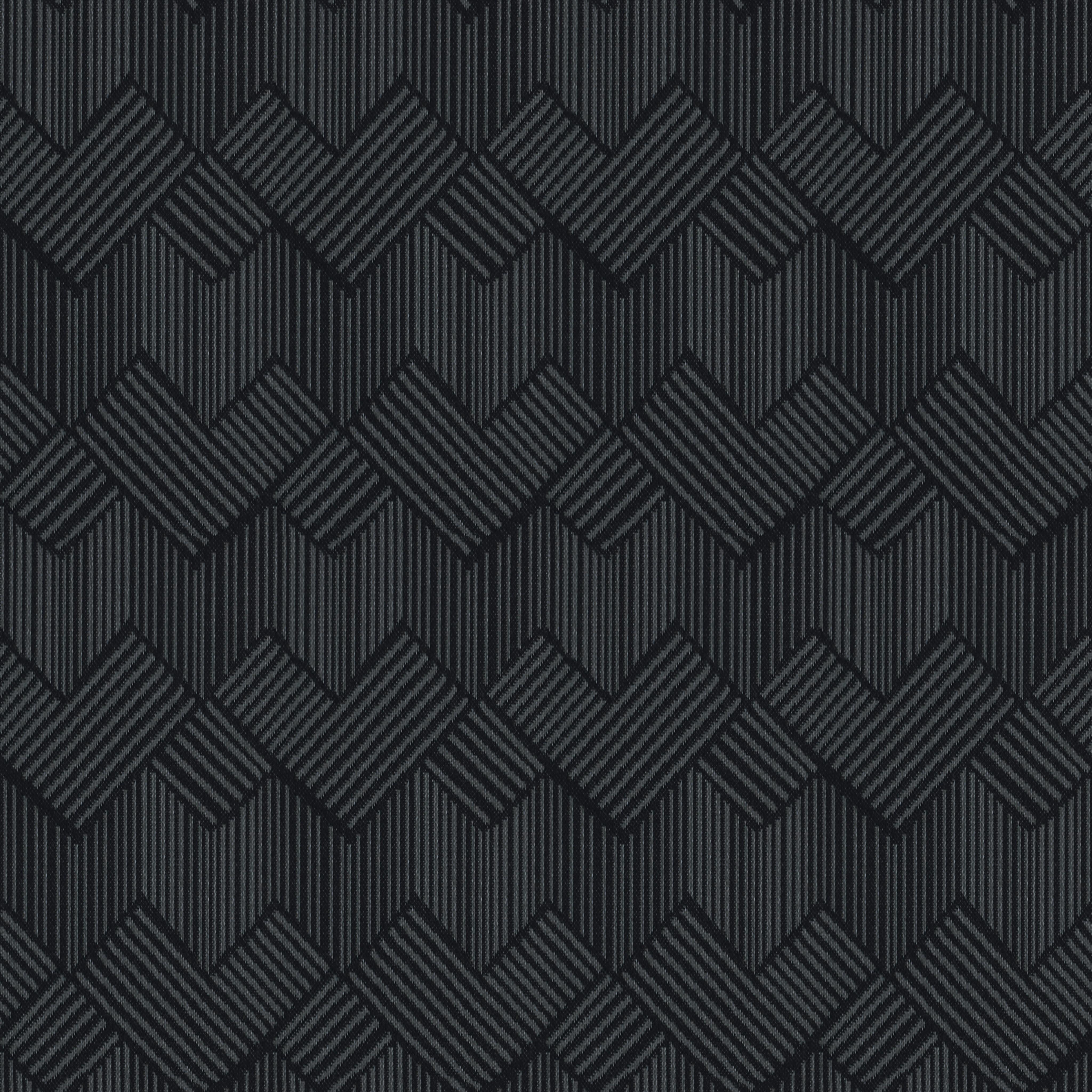 A seamless fabric texture with geometric black jacquard units arranged in a None pattern