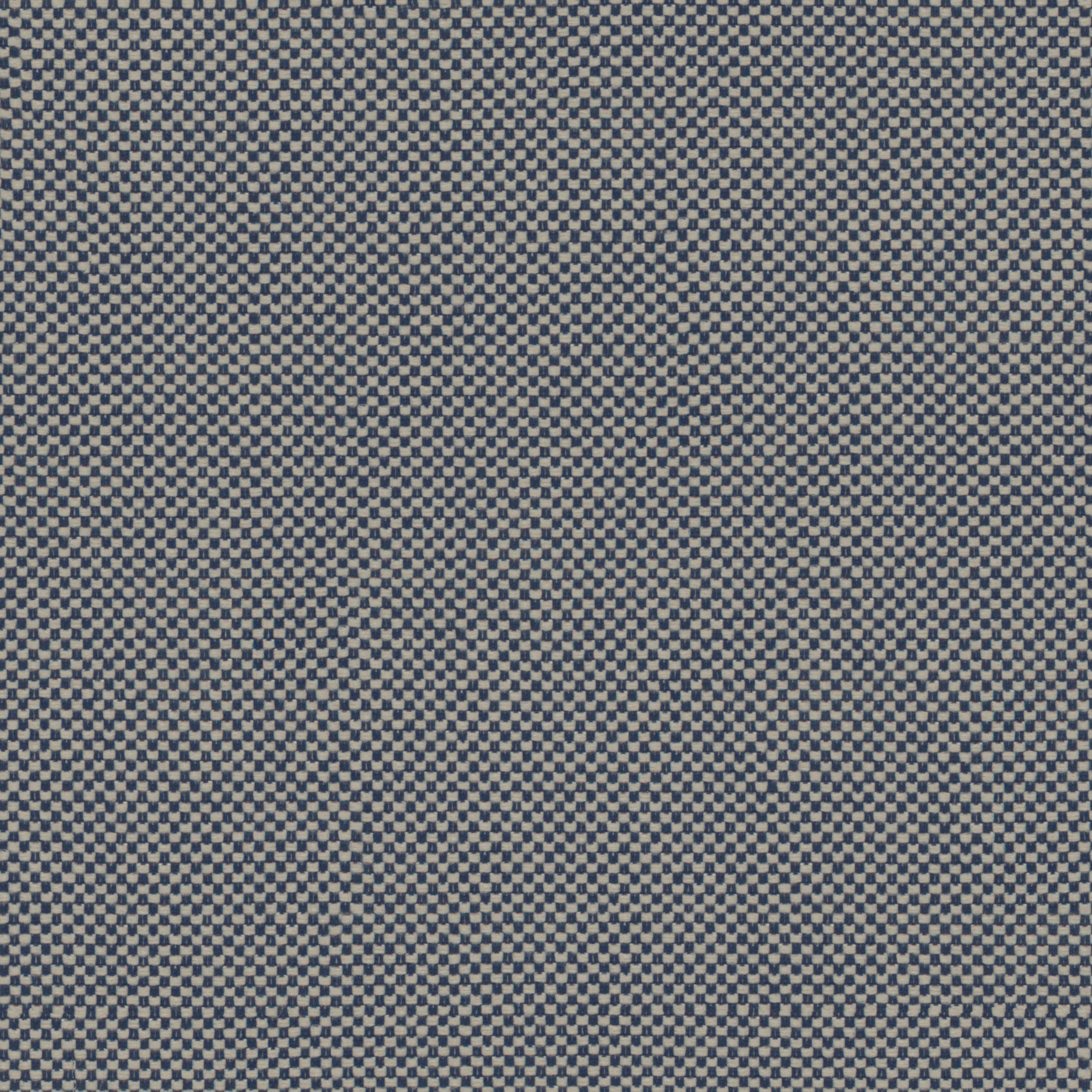 A seamless fabric texture with plain blue texture units arranged in a None pattern