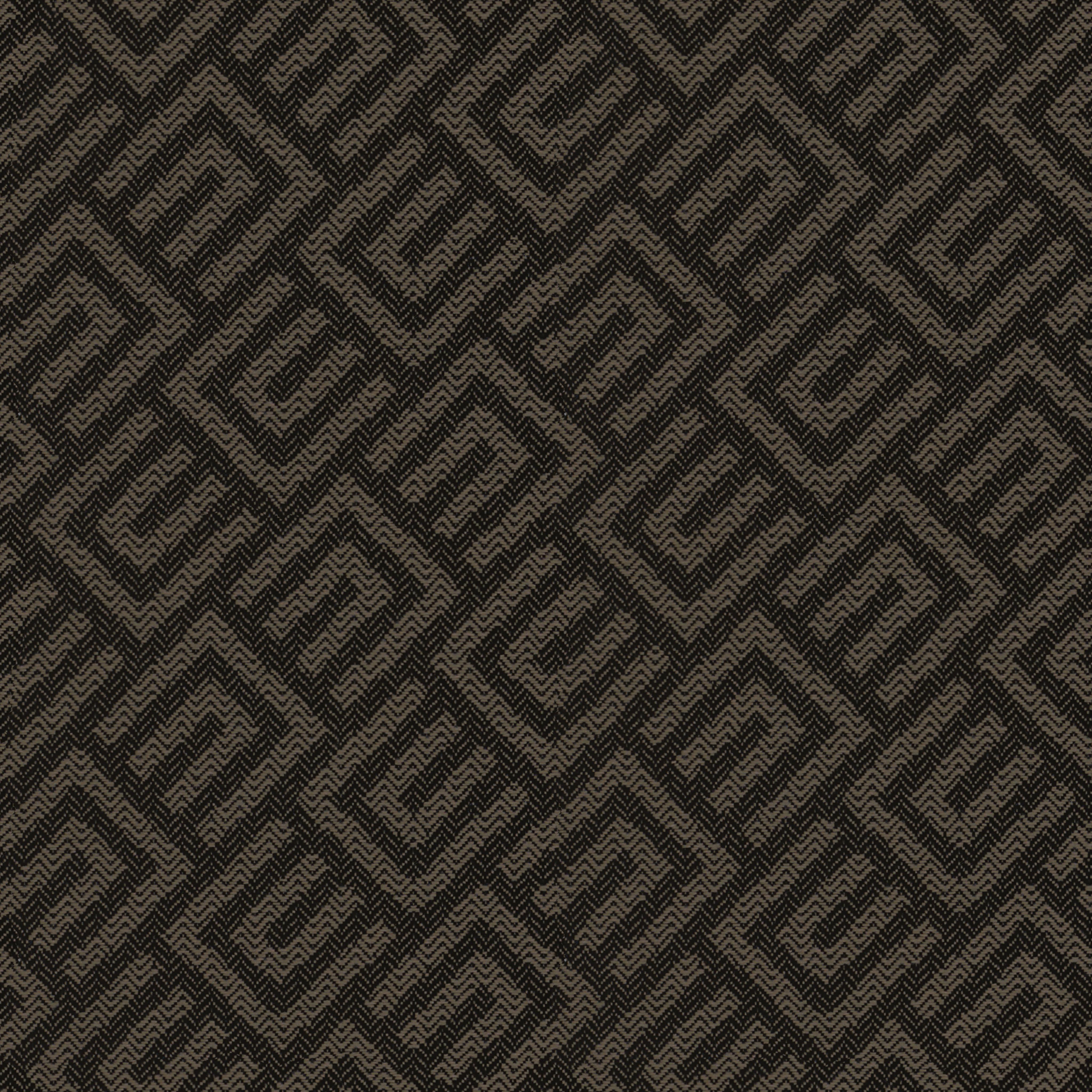 A seamless fabric texture with geometric brown jacquard units arranged in a None pattern