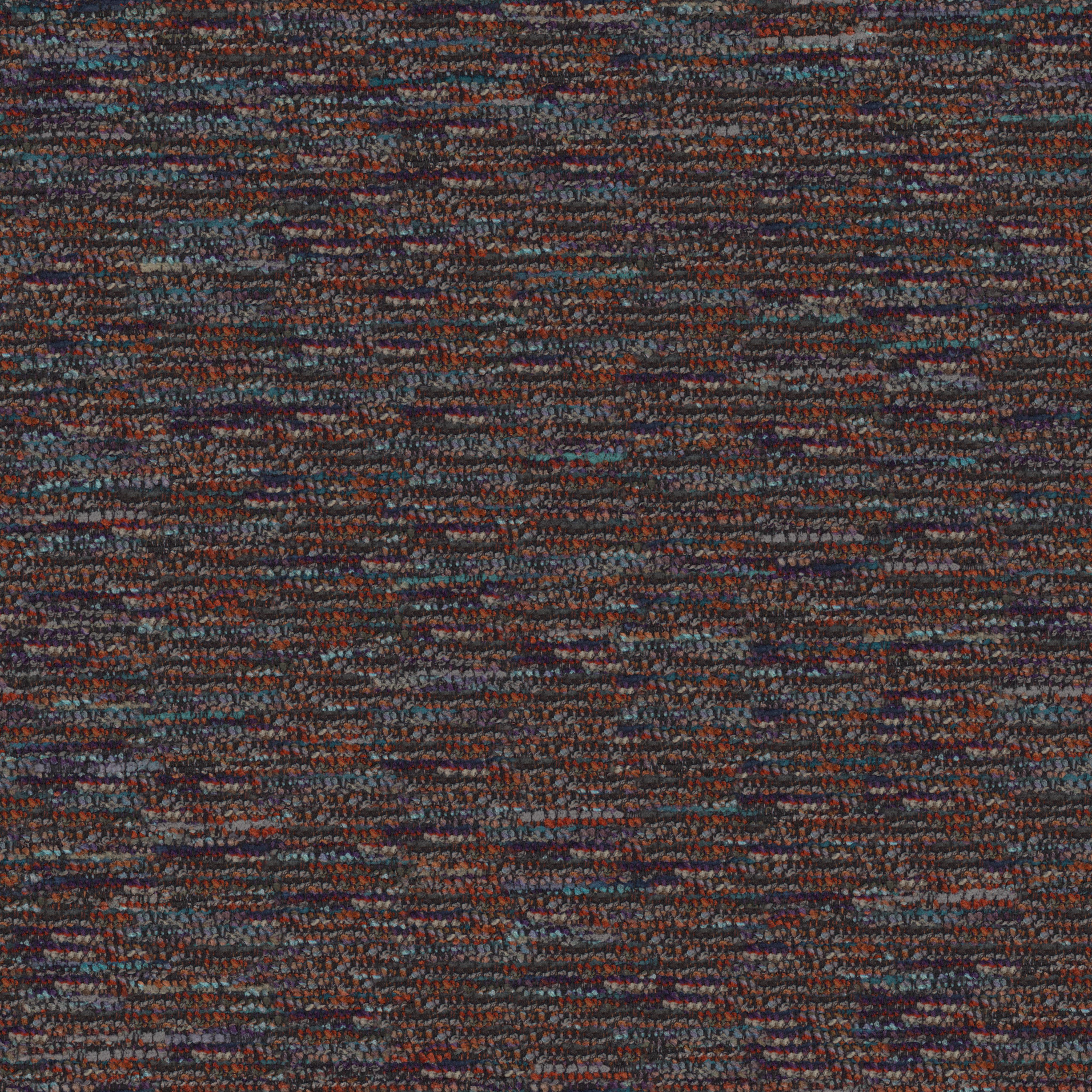A seamless fabric texture with plain blue chenille units arranged in a None pattern