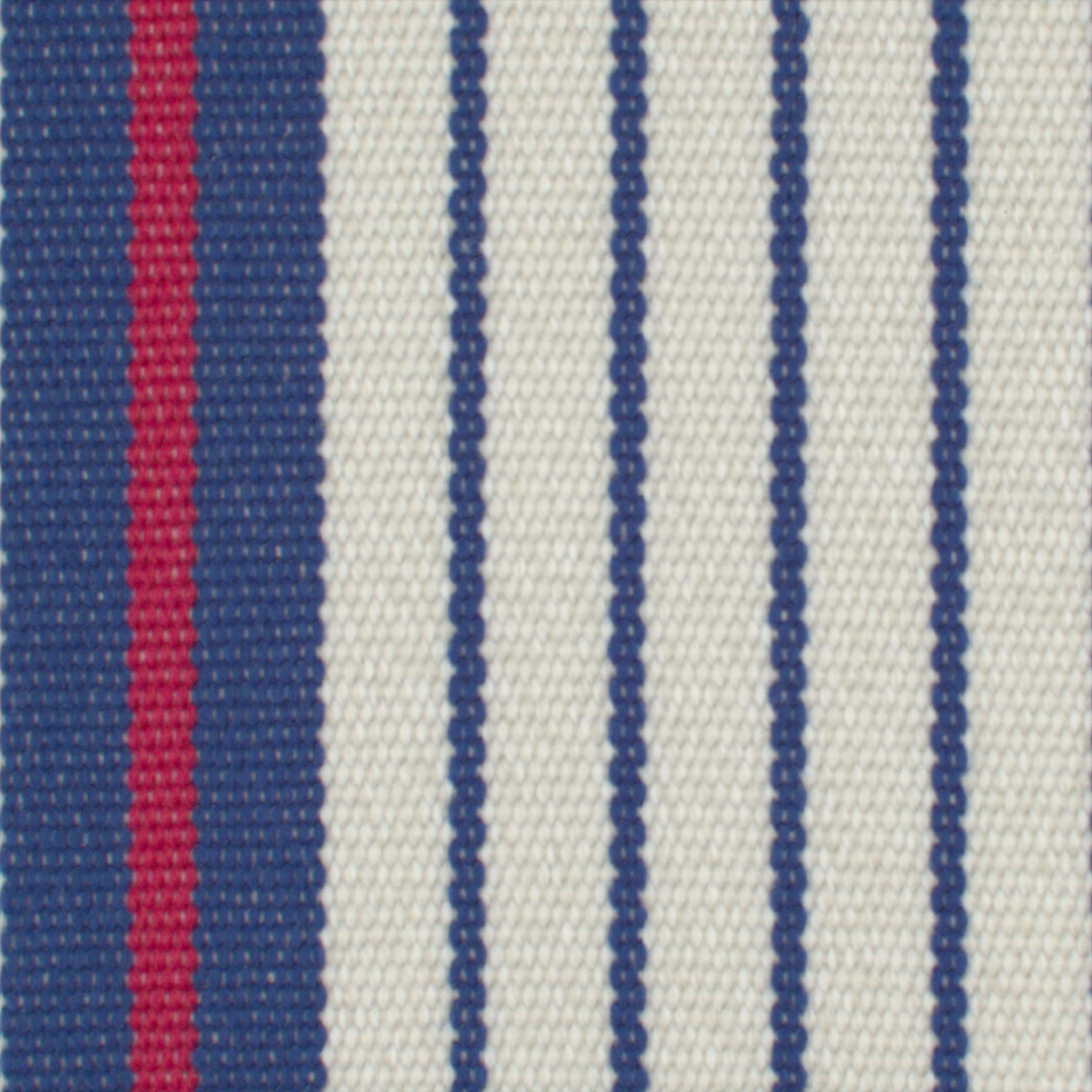 A seamless fabric texture with stripe blue flat units arranged in a None pattern
