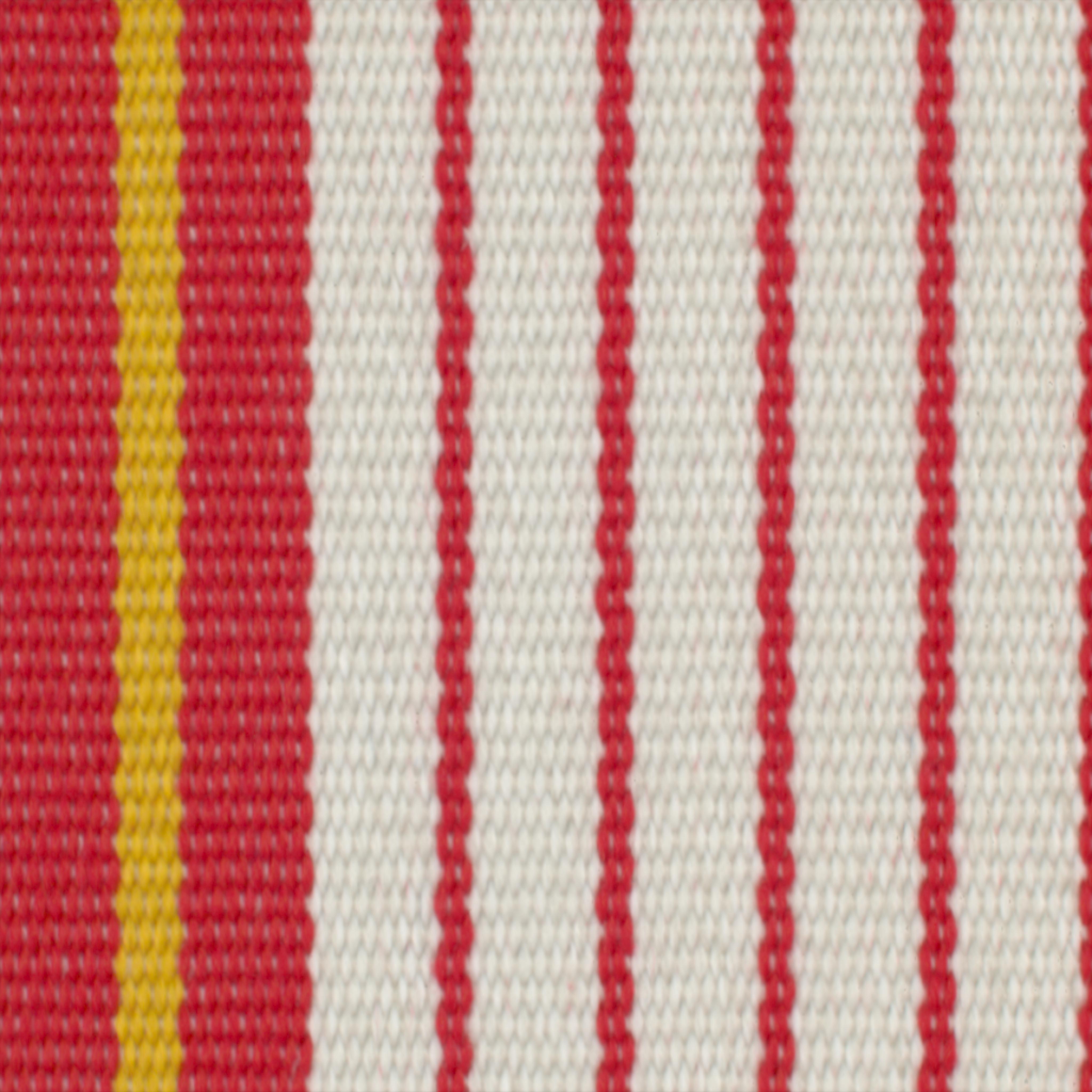 A seamless fabric texture with stripe red flat units arranged in a None pattern
