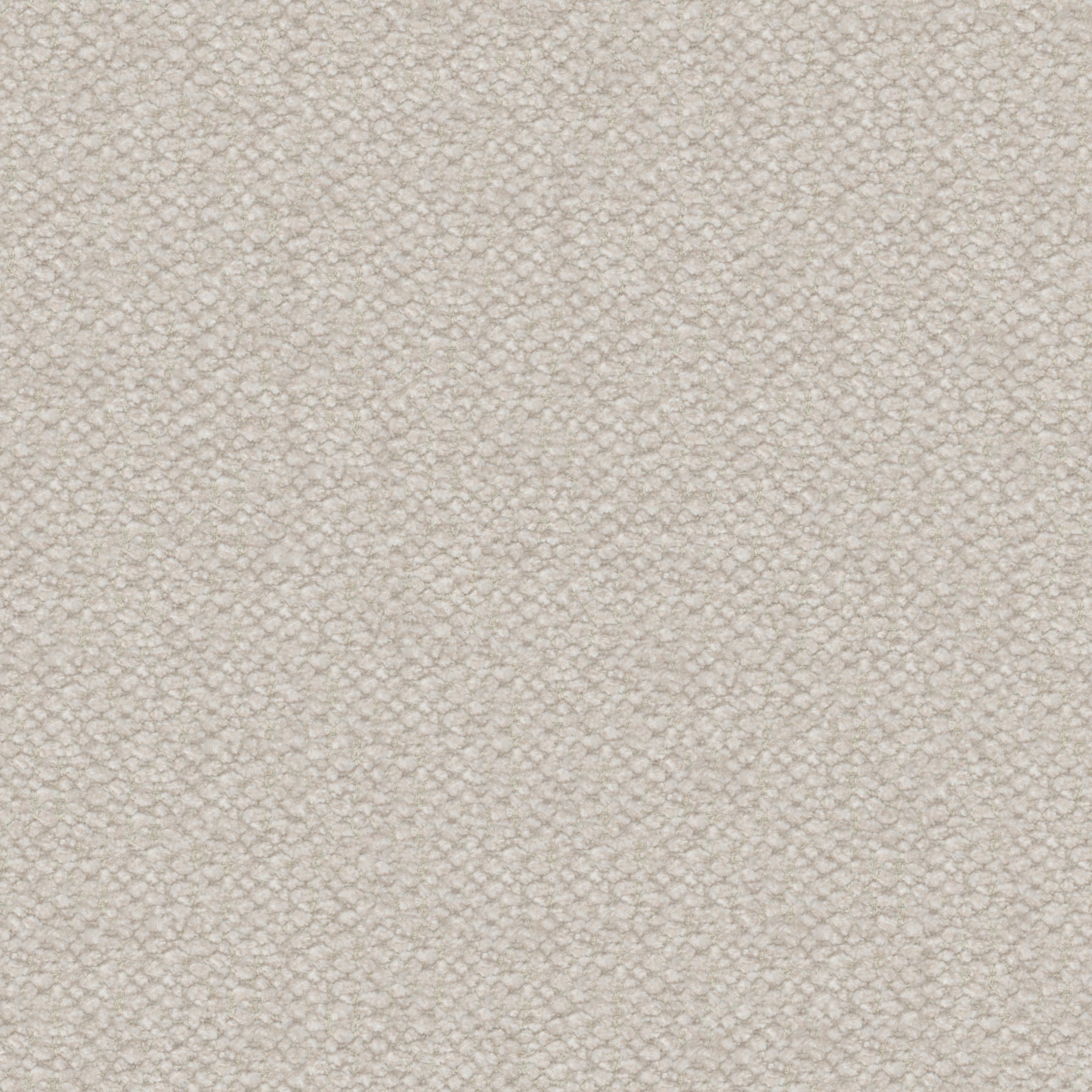 A seamless fabric texture with plain white chenille units arranged in a None pattern