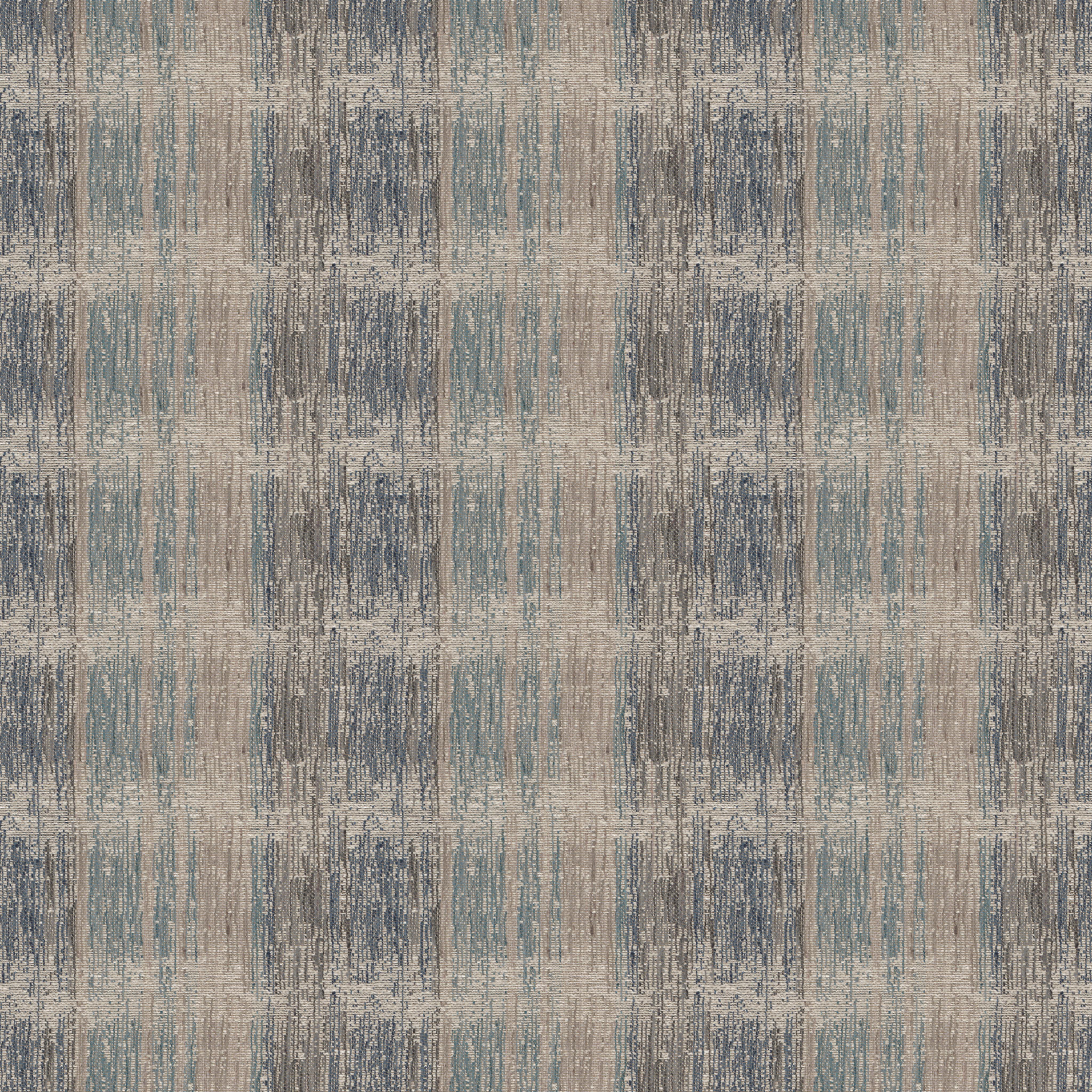 A seamless fabric texture with graphical blue jacquard units arranged in a None pattern