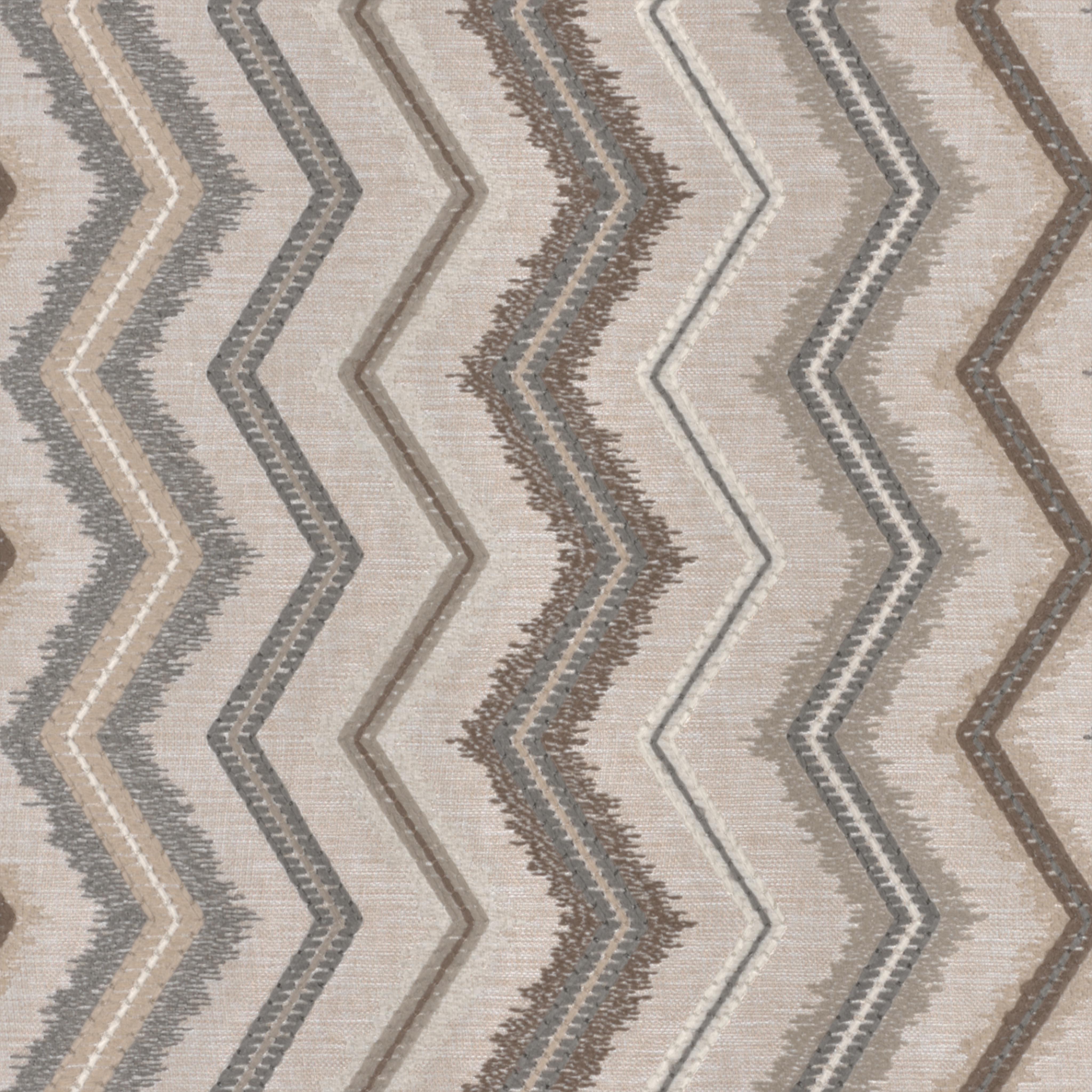 A seamless fabric texture with geometric natural embroidery units arranged in a None pattern