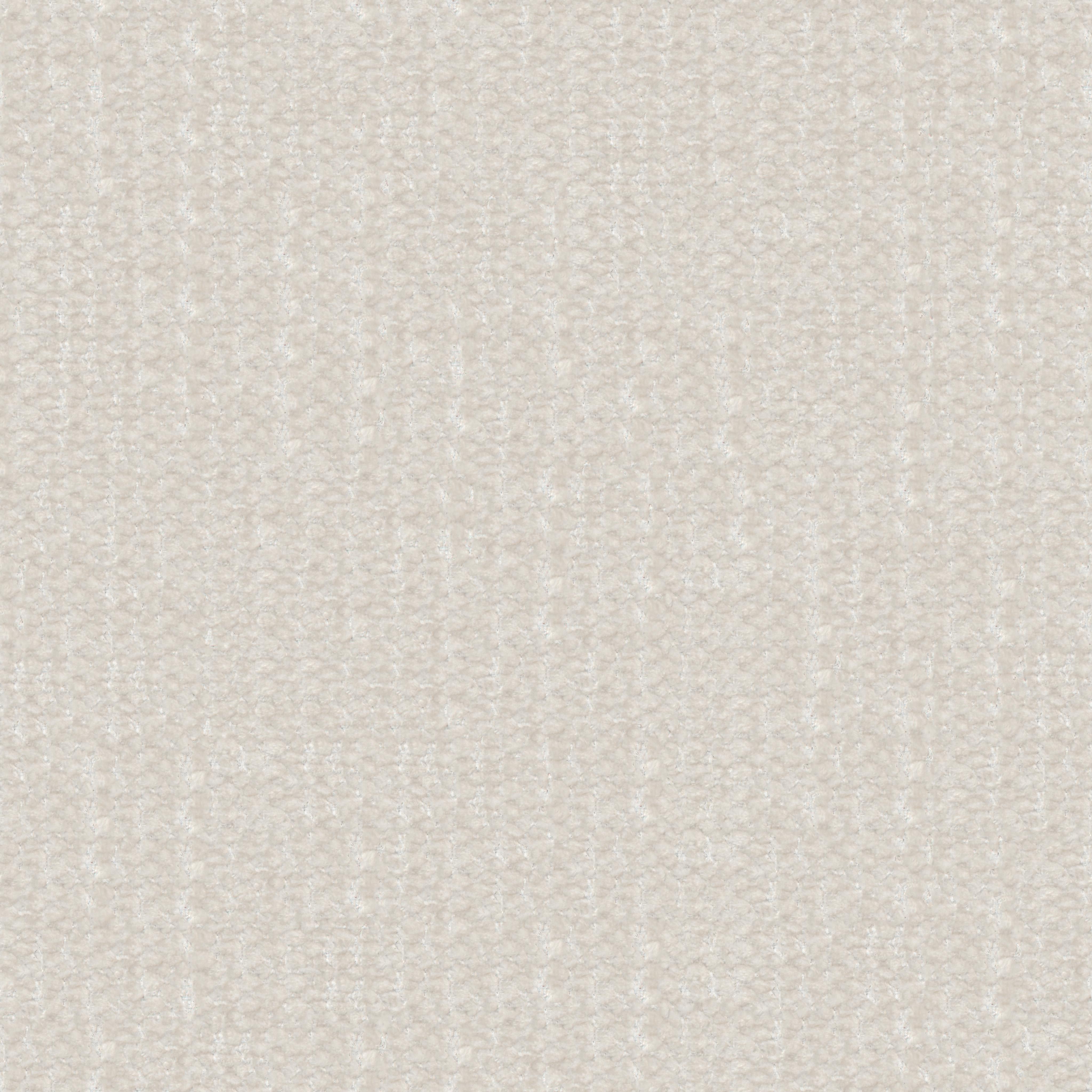 A seamless fabric texture with plain white chenille units arranged in a None pattern