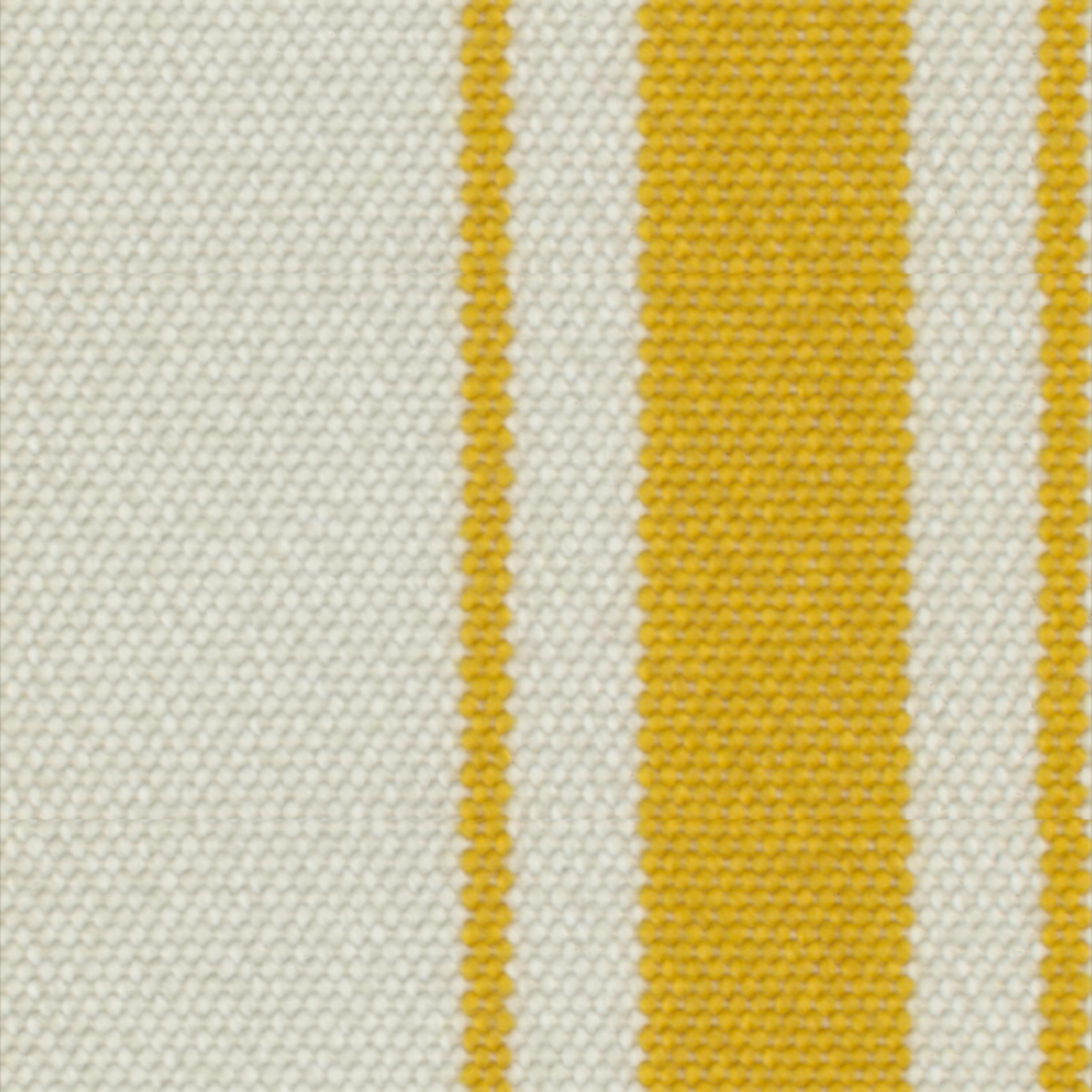 A seamless fabric texture with stripe gold flat units arranged in a None pattern