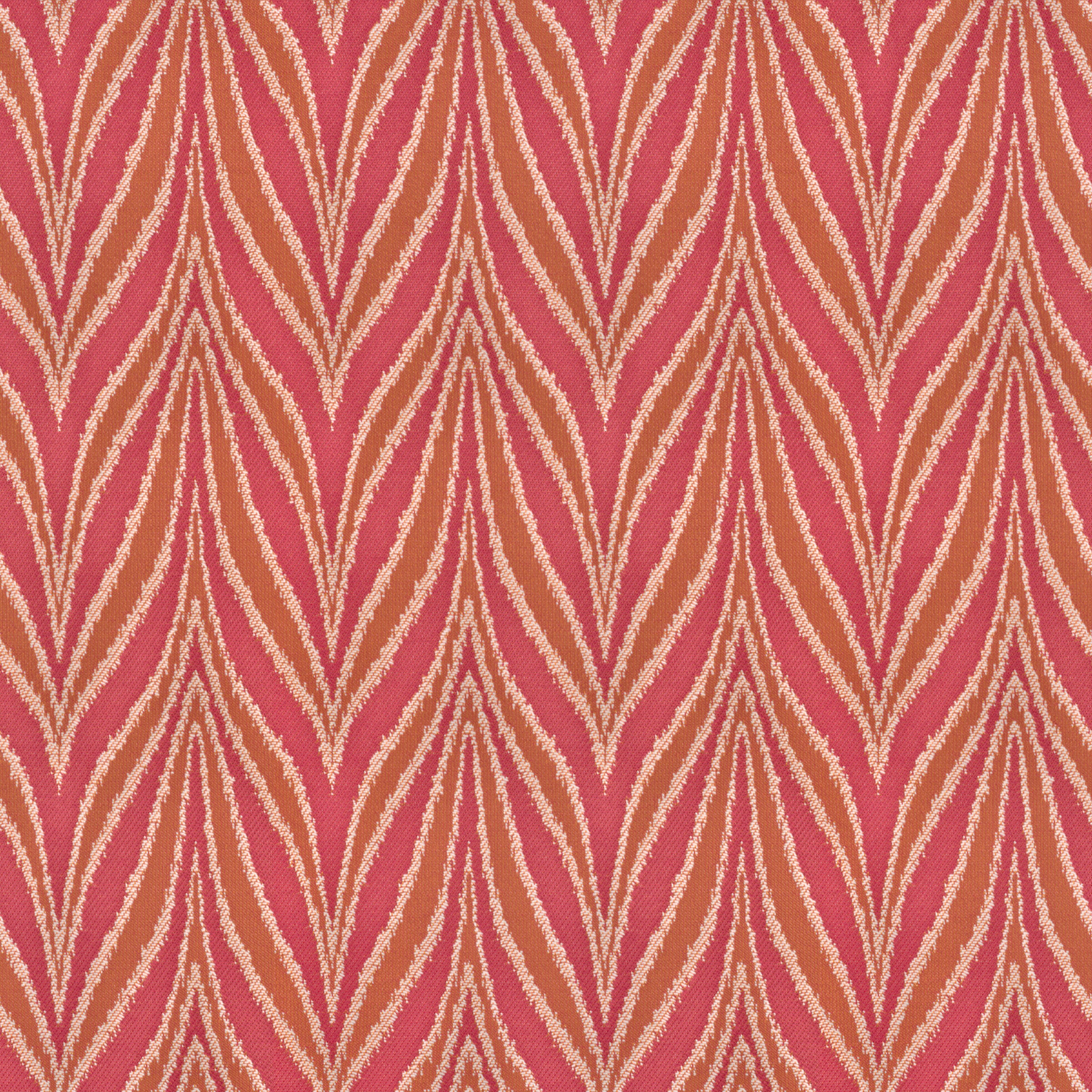 A seamless fabric texture with graphical red jacquard units arranged in a None pattern