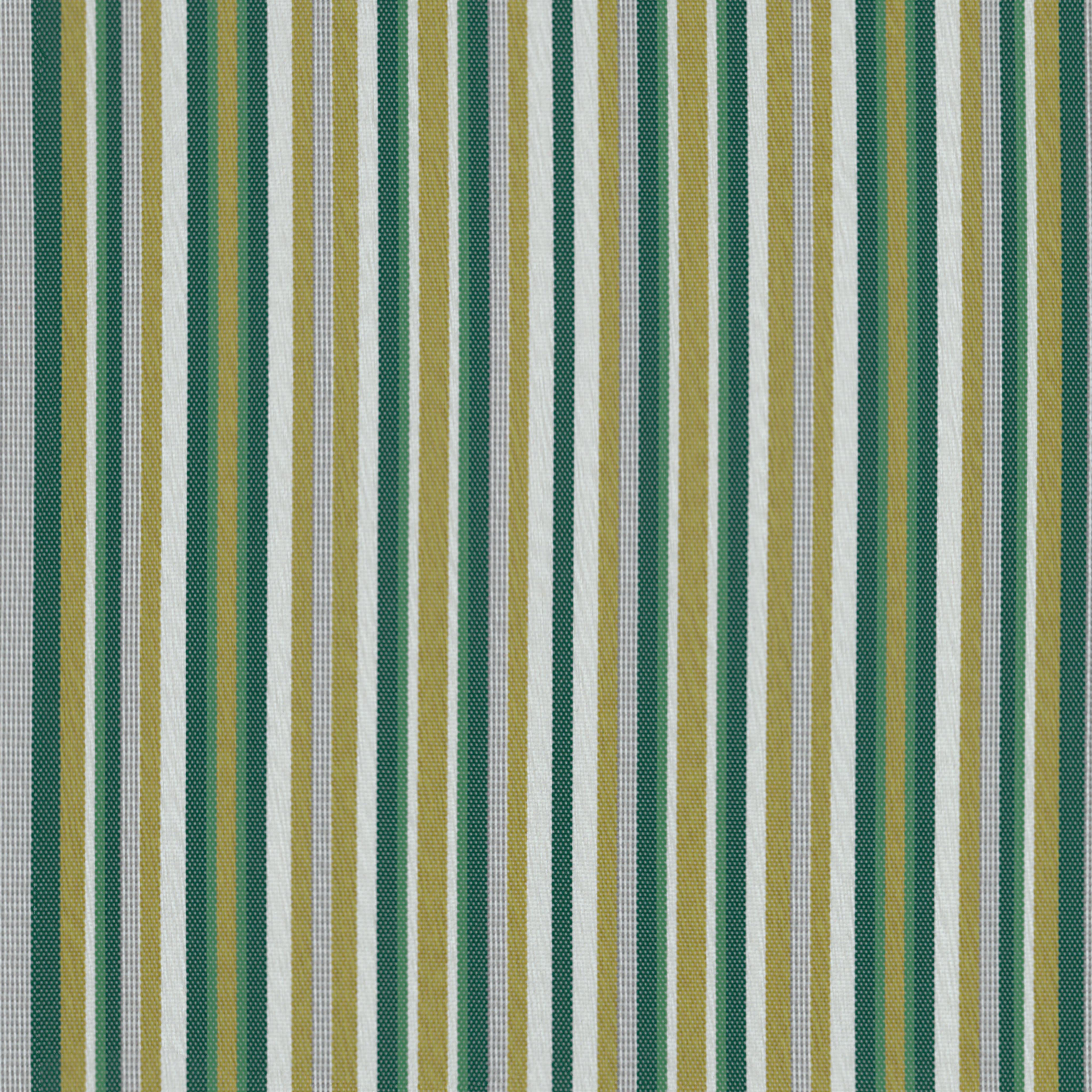 A seamless fabric texture with stripe green flat units arranged in a None pattern