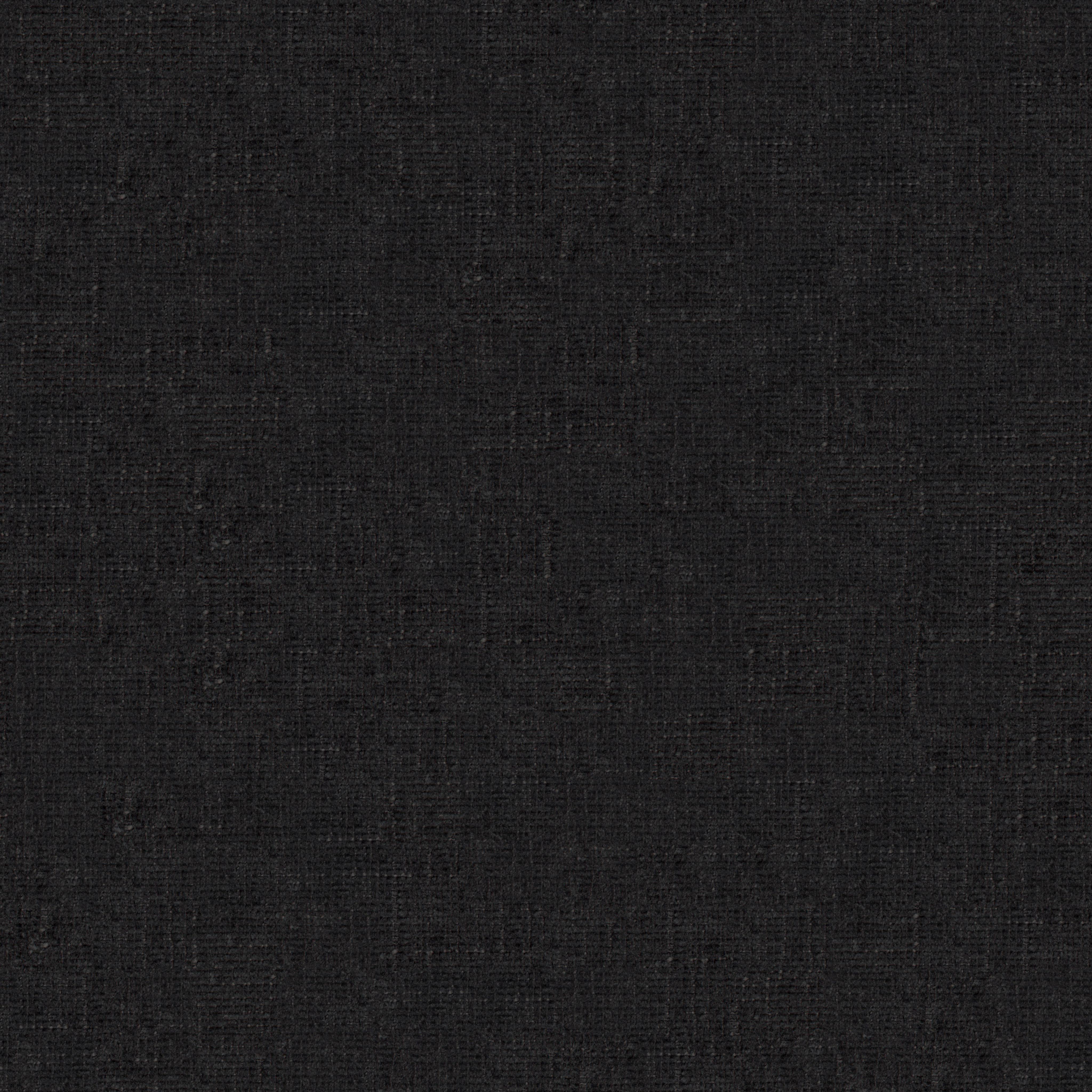 A seamless fabric texture with plain black chenille units arranged in a None pattern