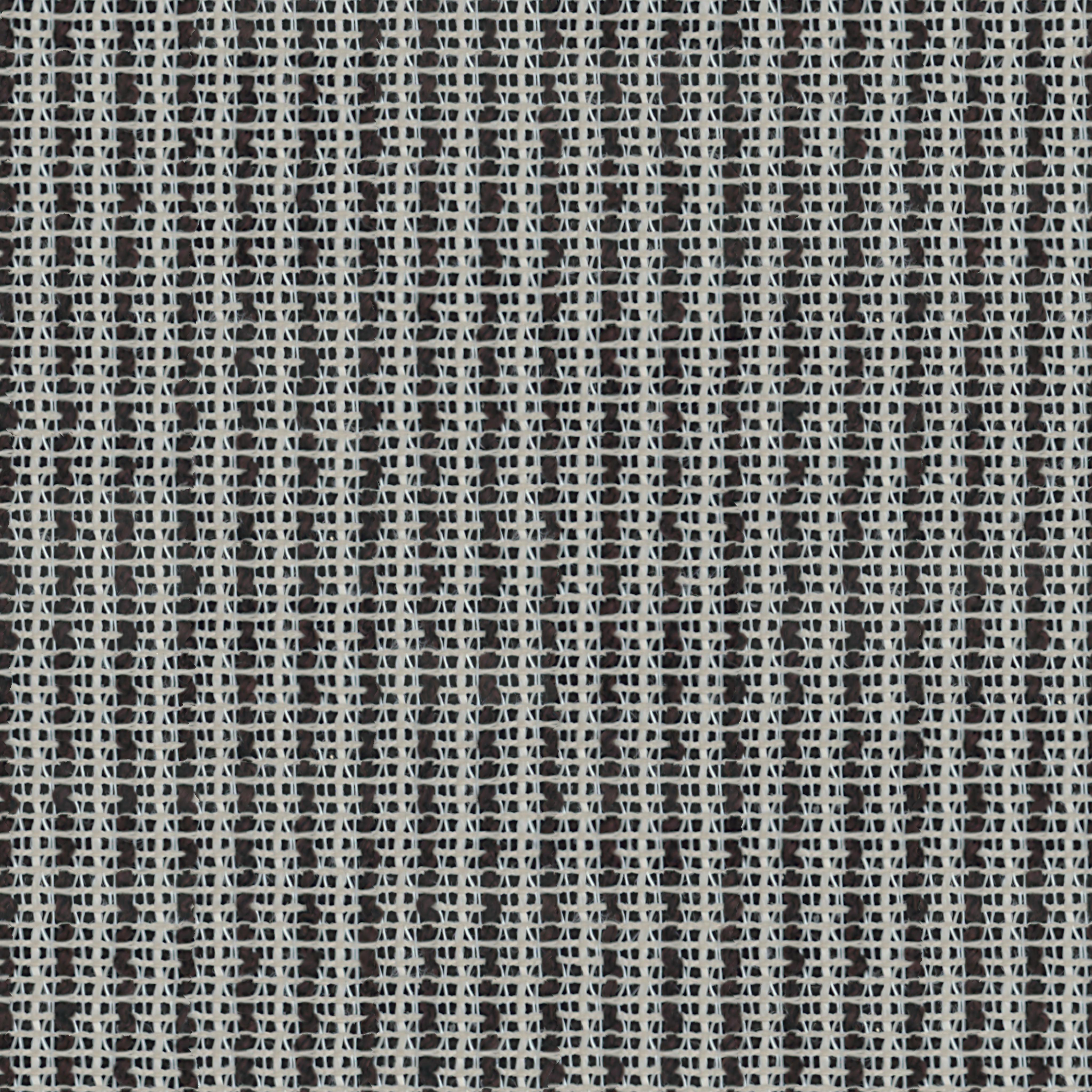A seamless fabric texture with stripe black sheer units arranged in a None pattern
