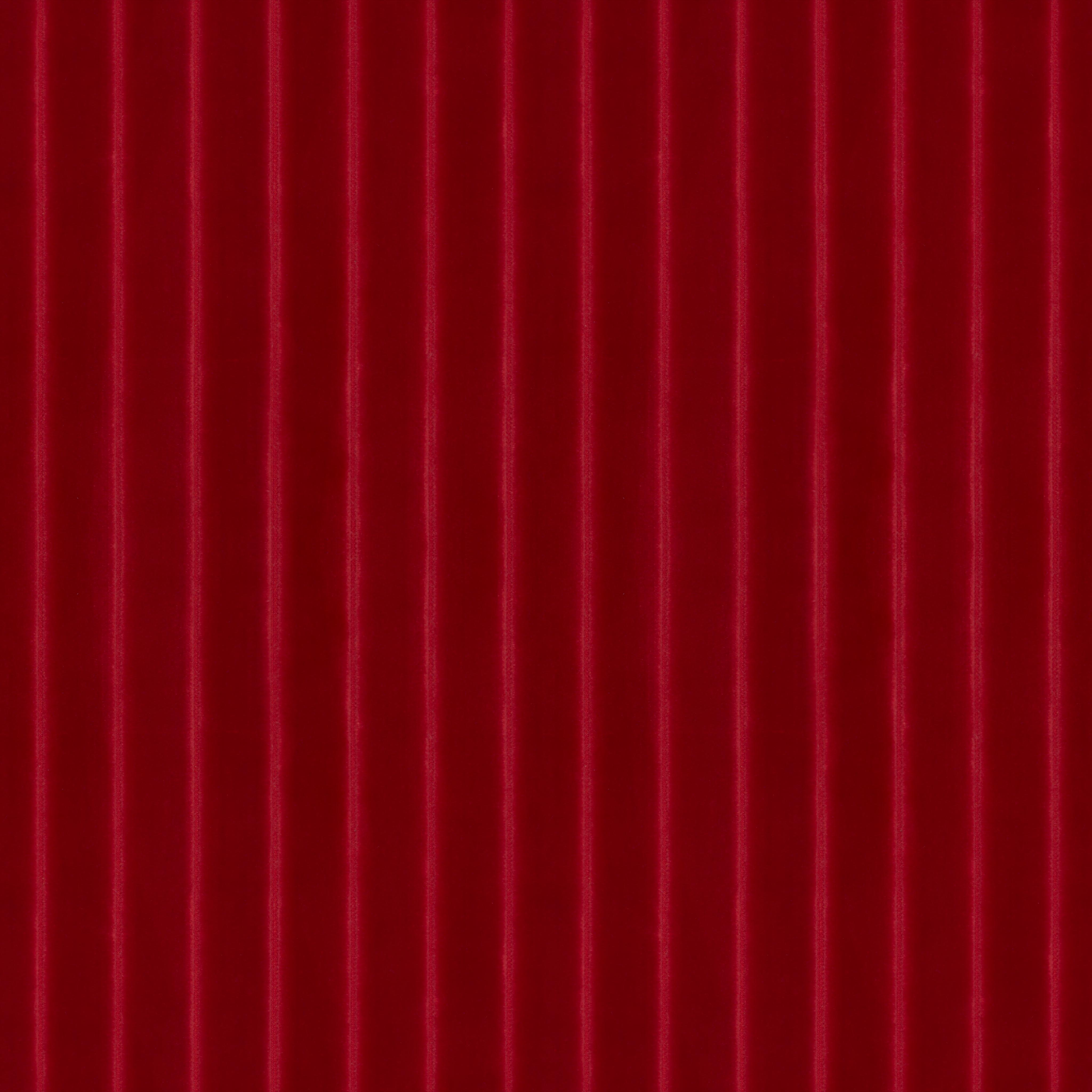 A seamless fabric texture with stripe red velvet units arranged in a None pattern