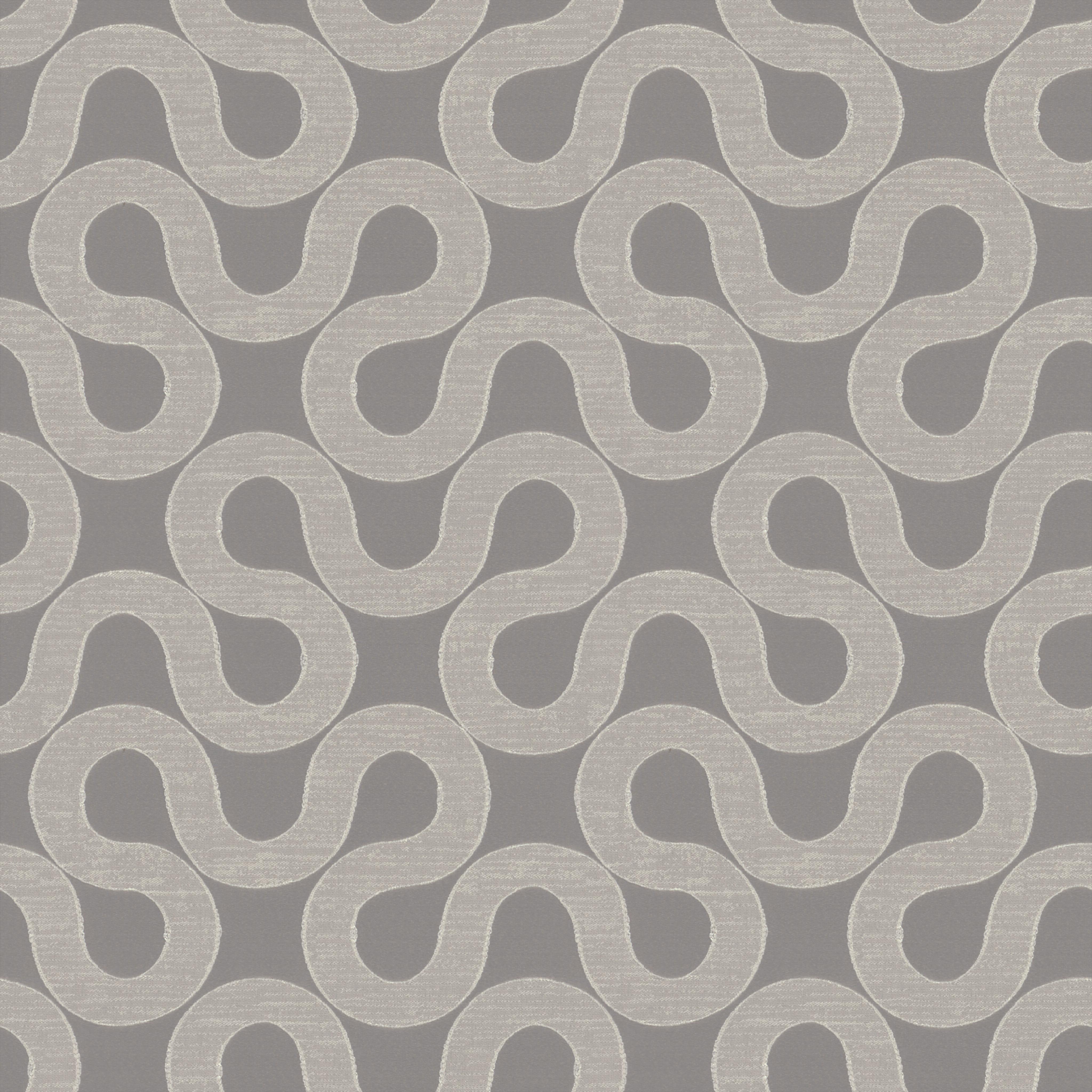 A seamless fabric texture with graphical grey jacquard units arranged in a None pattern