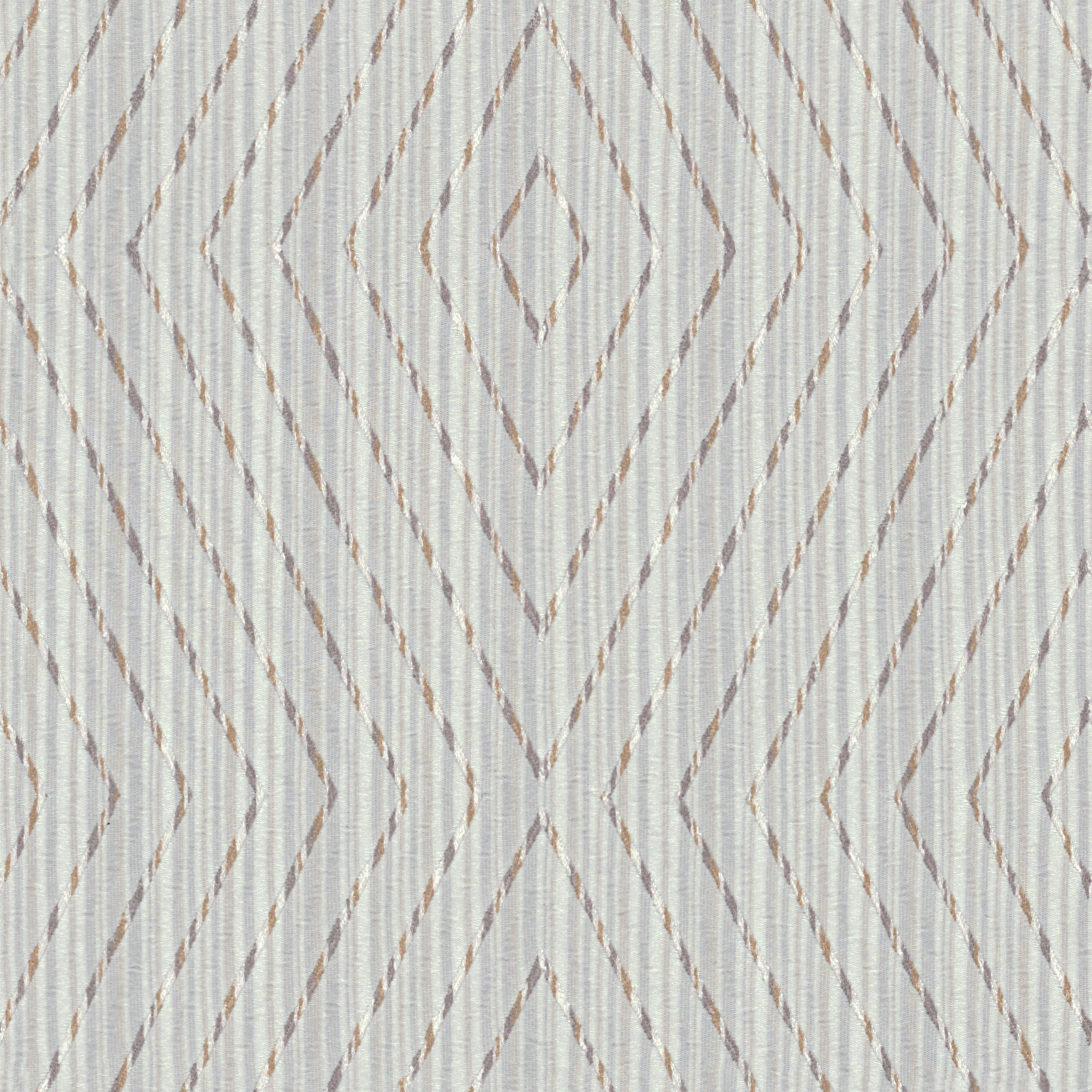 A seamless fabric texture with geometric natural jacquard units arranged in a None pattern