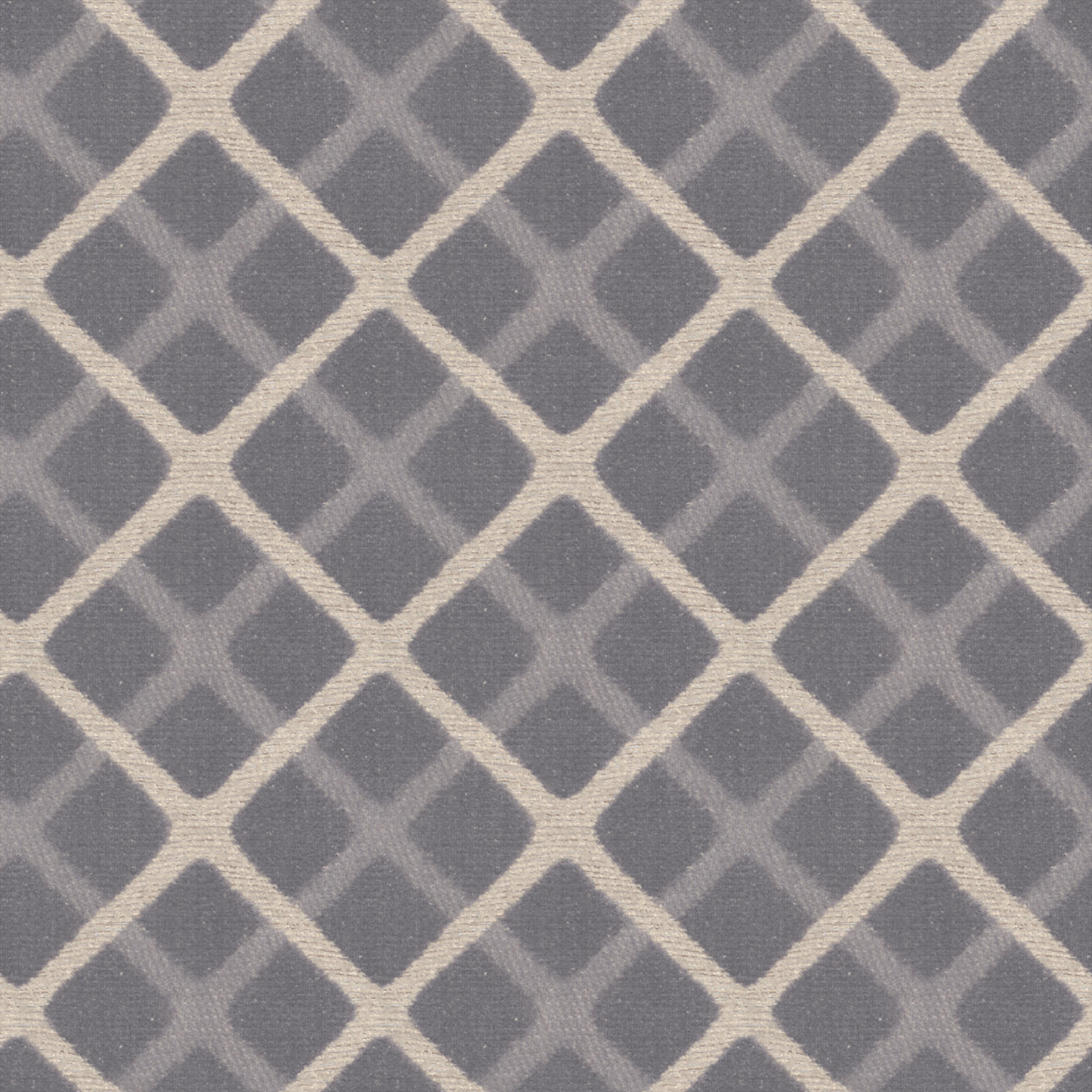 A seamless fabric texture with geometric grey jacquard units arranged in a None pattern