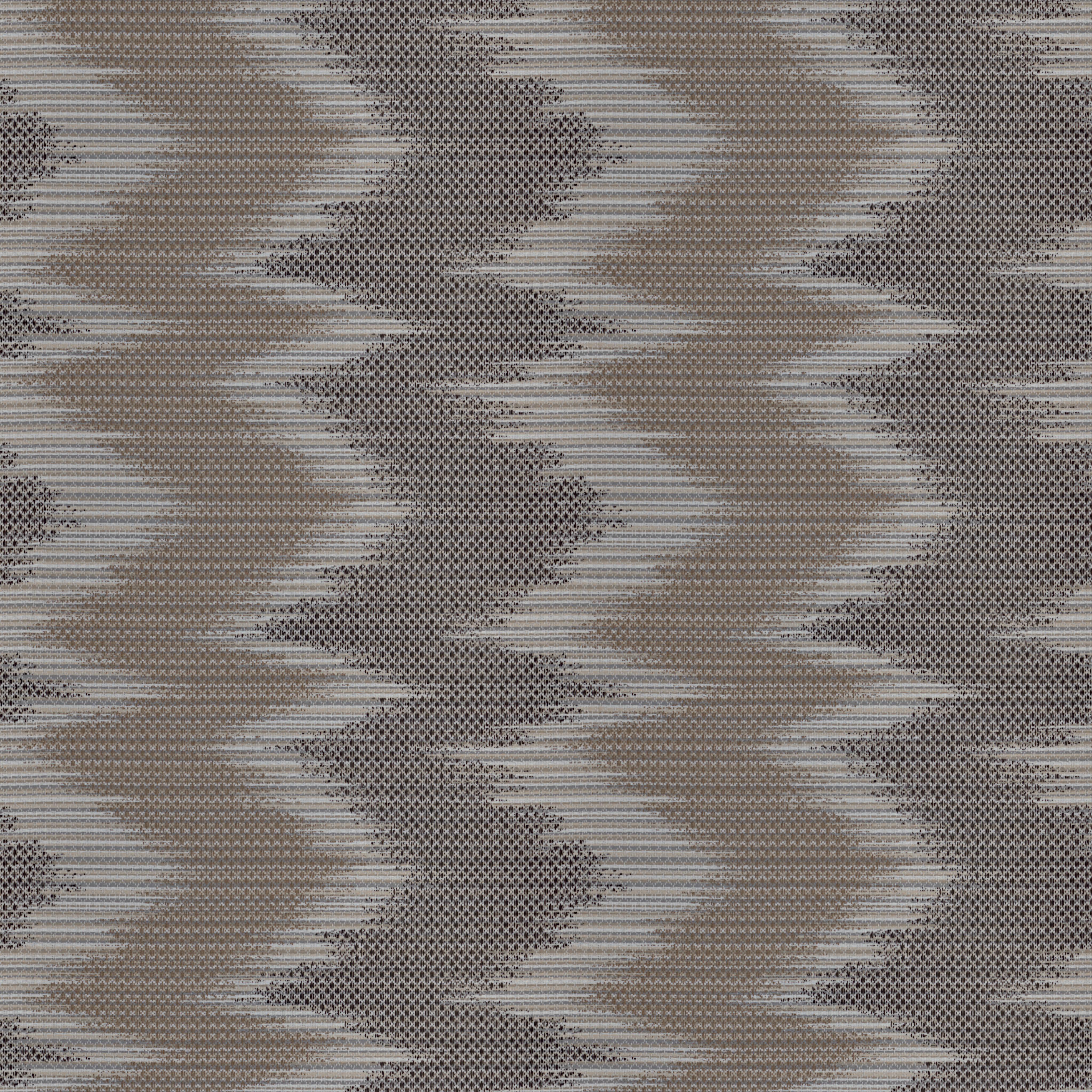 A seamless fabric texture with herringbone grey jacquard units arranged in a None pattern
