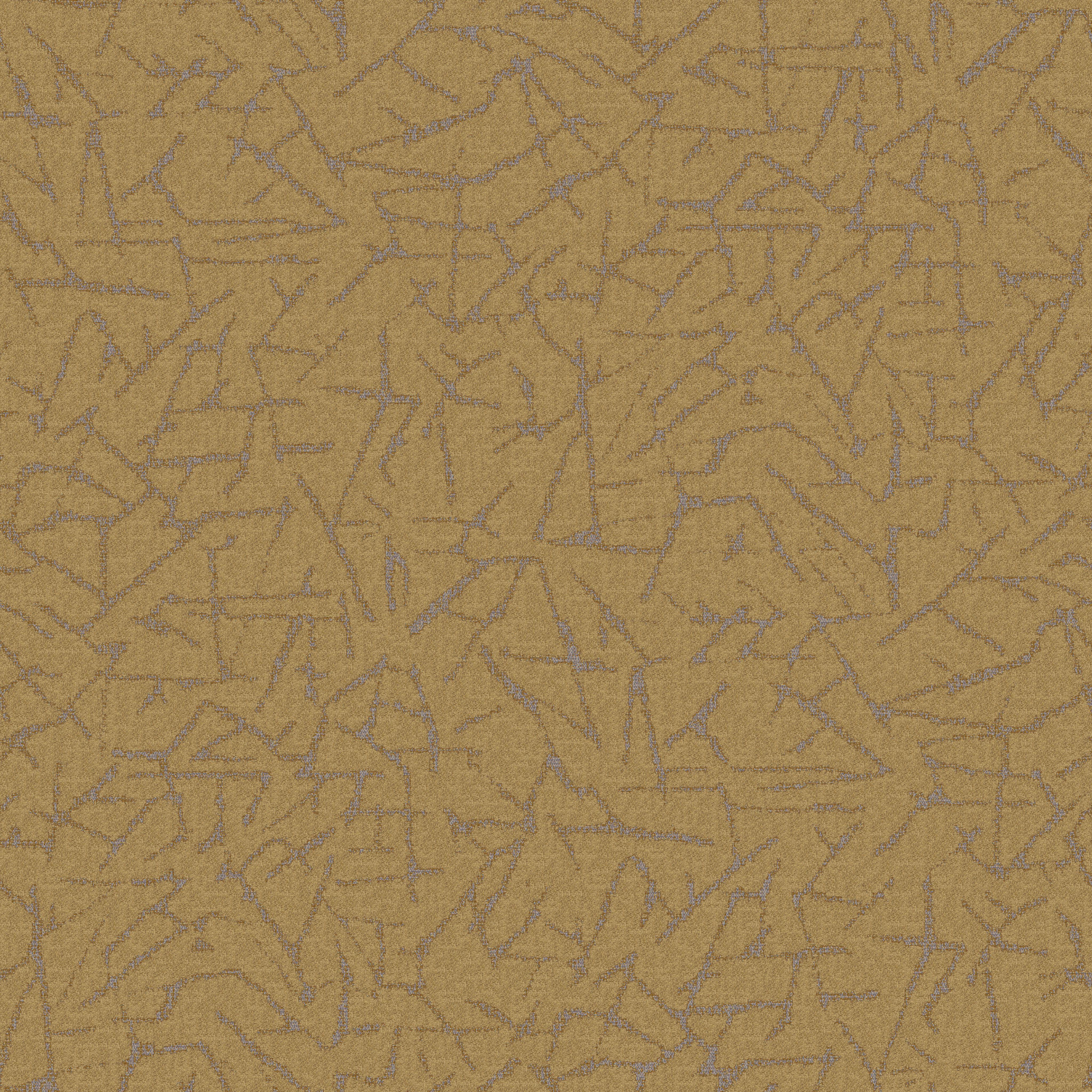 A seamless fabric texture with geometric gold jacquard units arranged in a None pattern