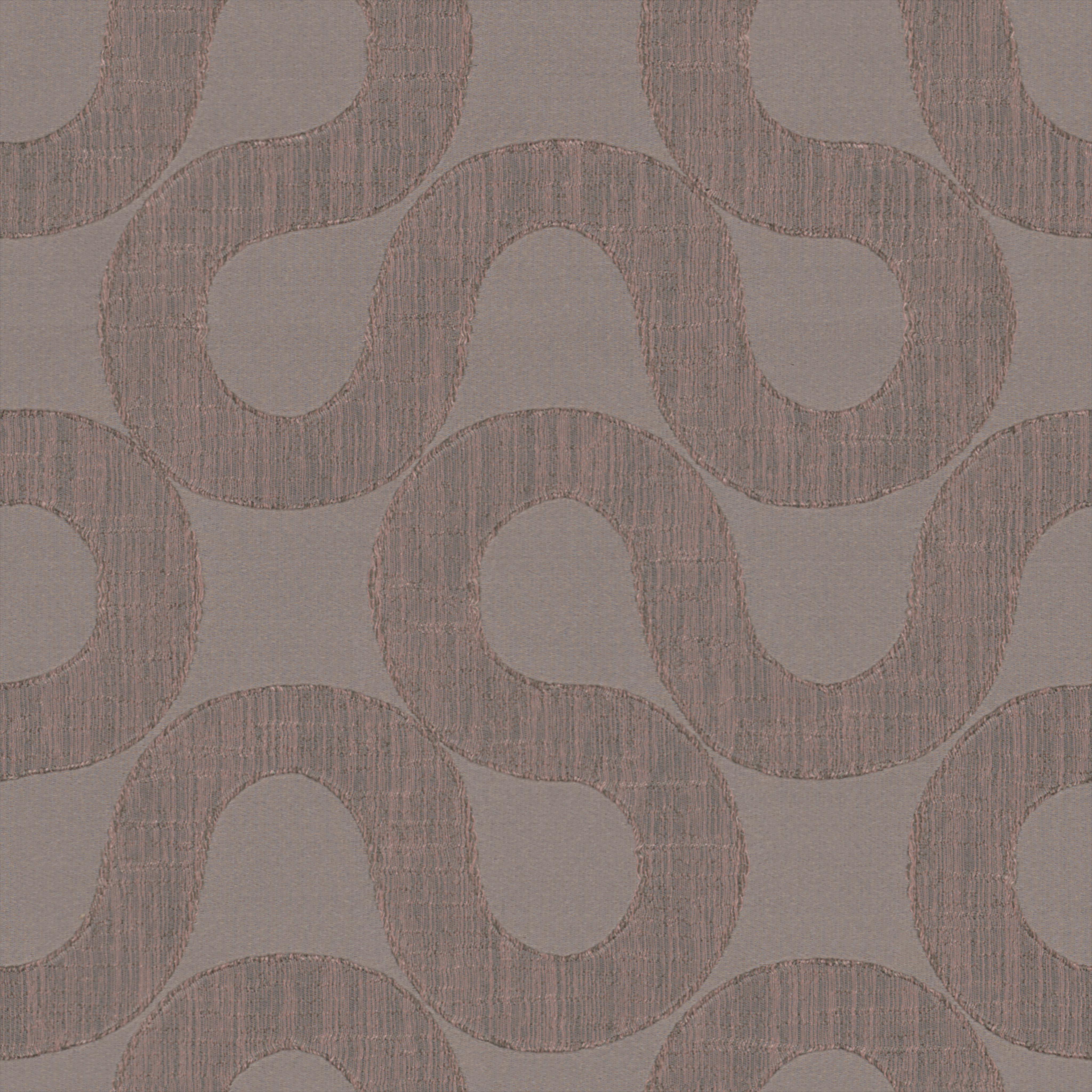A seamless fabric texture with graphical brown jacquard units arranged in a None pattern