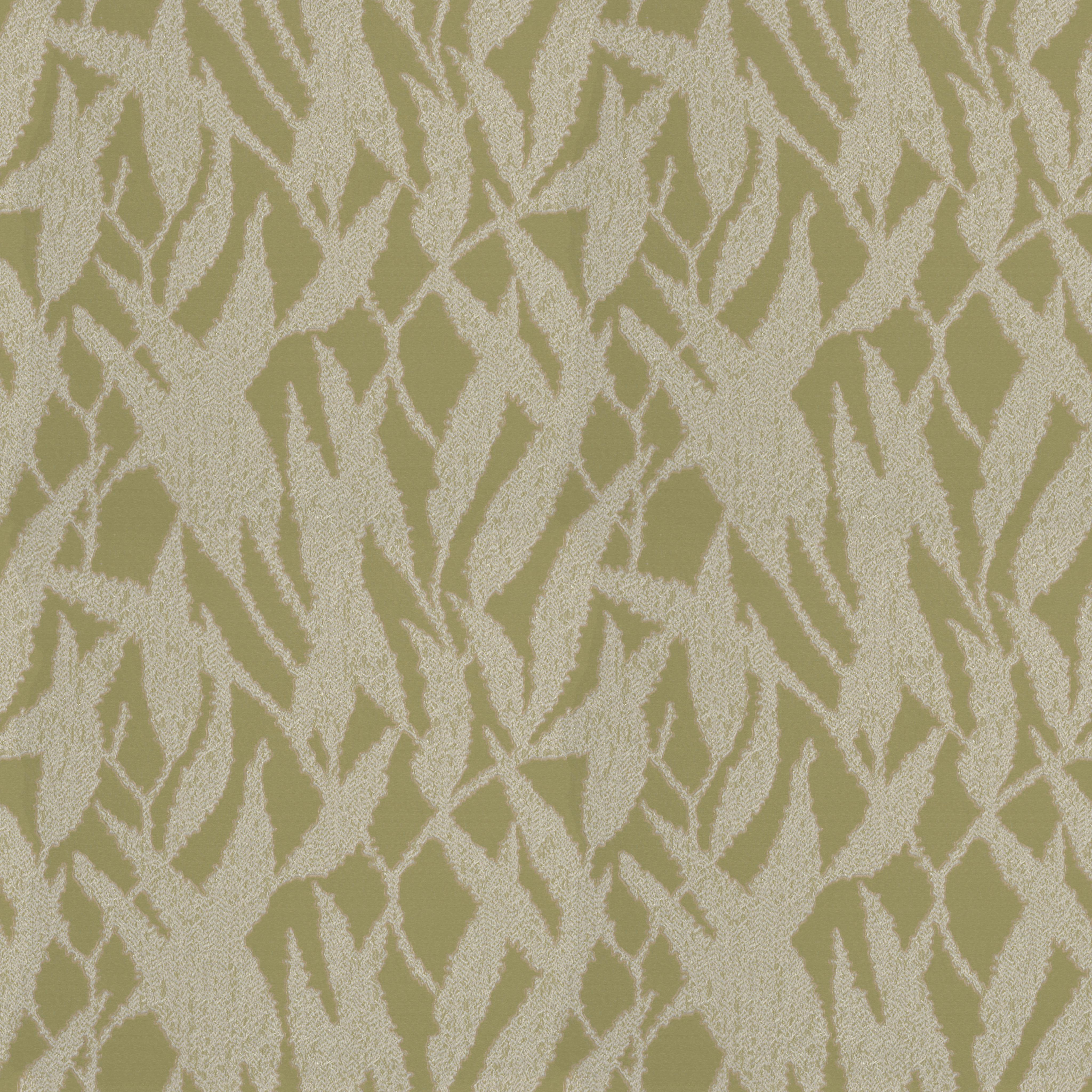 A seamless fabric texture with graphical green jacquard units arranged in a None pattern