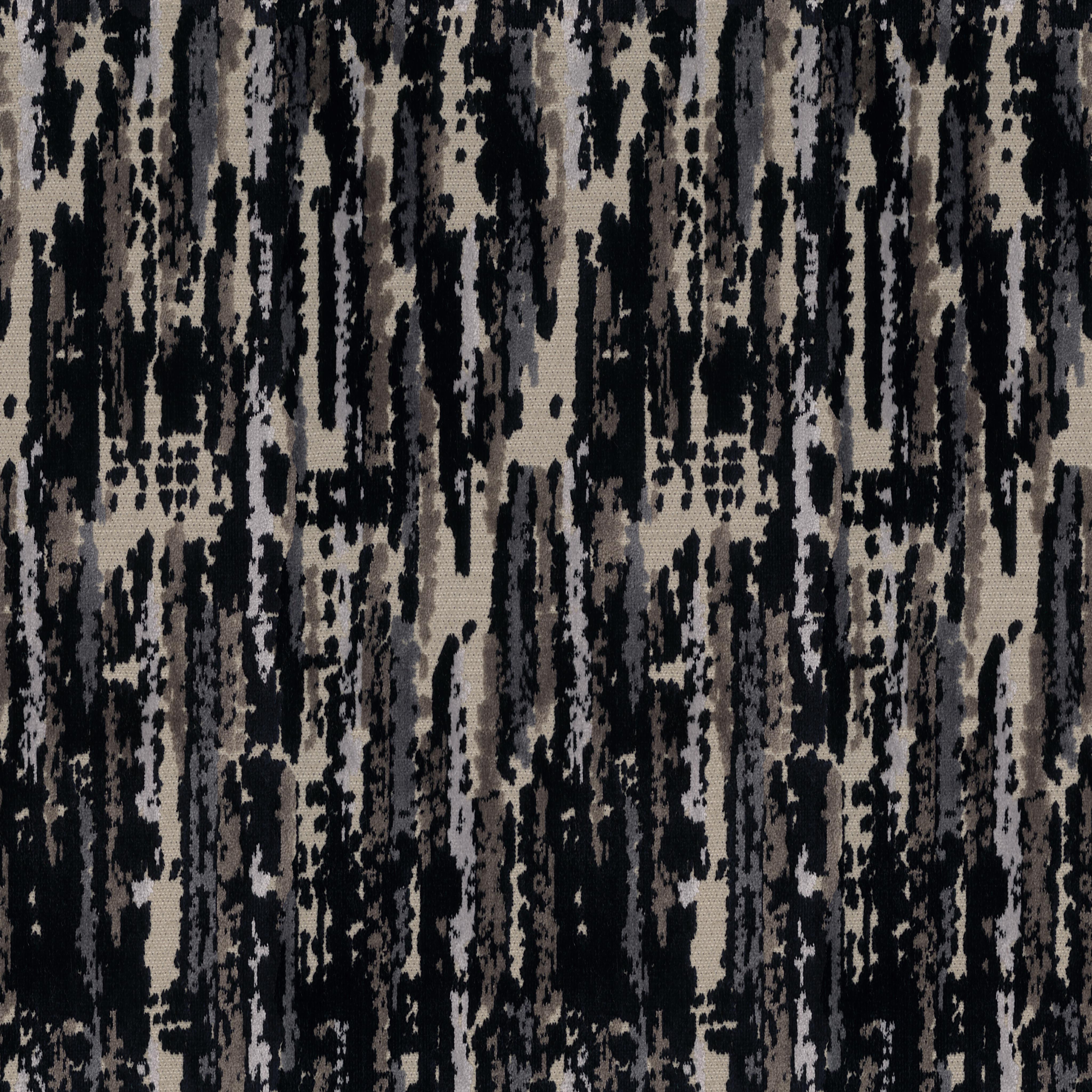 A seamless fabric texture with graphical black jacquard units arranged in a None pattern