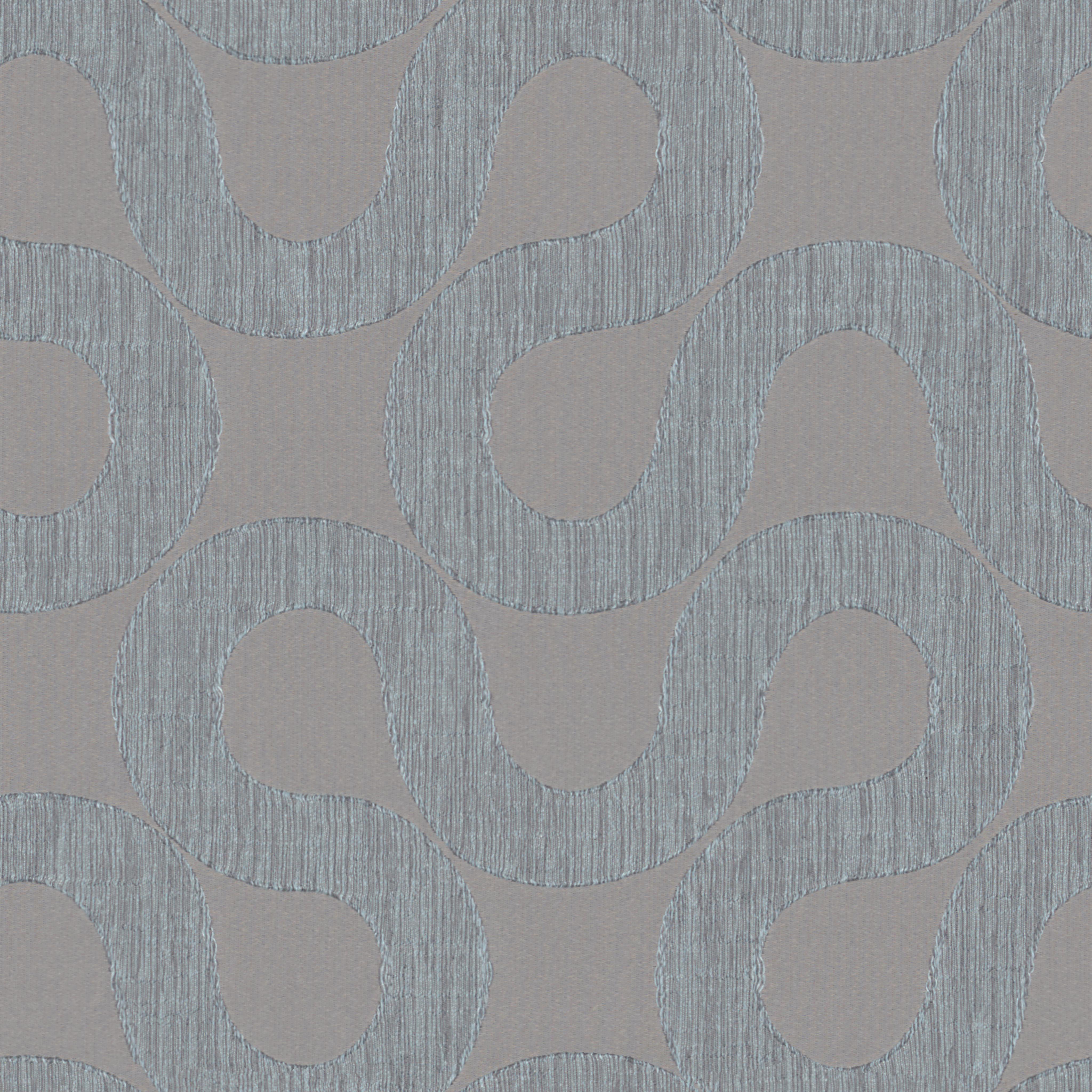 A seamless fabric texture with graphical blue jacquard units arranged in a None pattern
